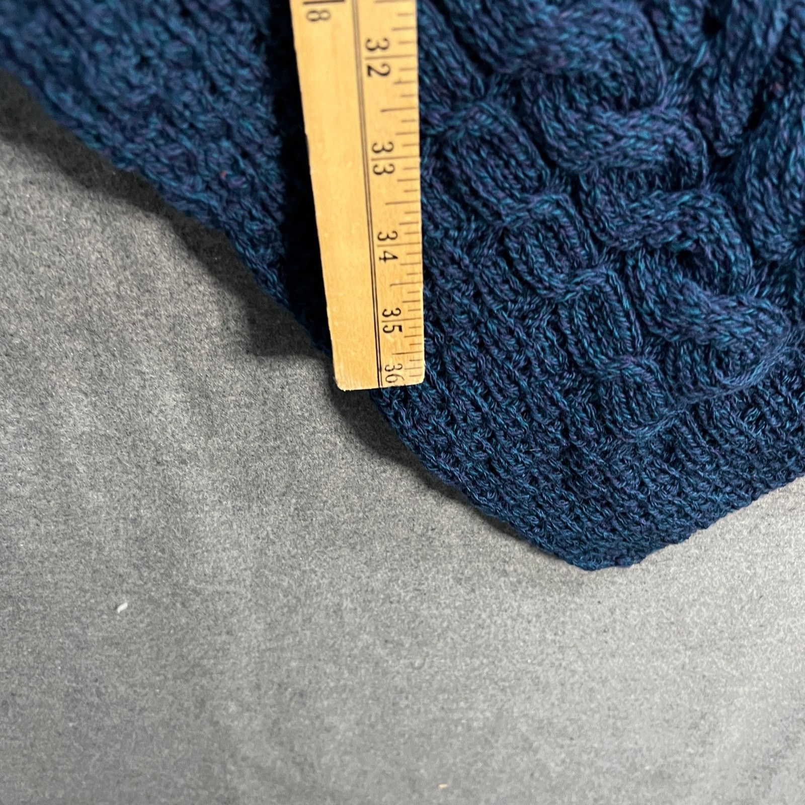 Aran Crafts Kiironan Merino Wool -Neck Porcho Atlantic XS/S Size S / US 4 / IT 40 - 7 Thumbnail