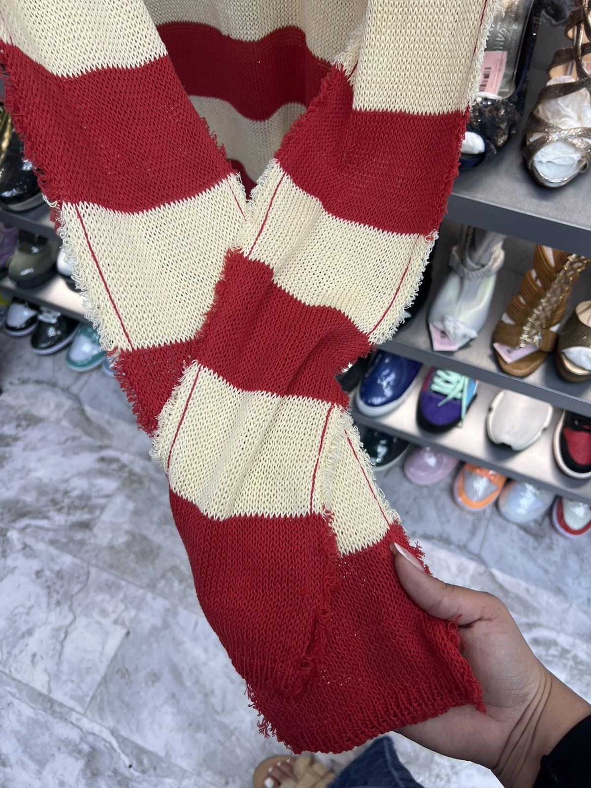 Marni Marin Sweater Striped Mohair Knit Size M / US 6-8 / IT 42-44 - 5 Thumbnail