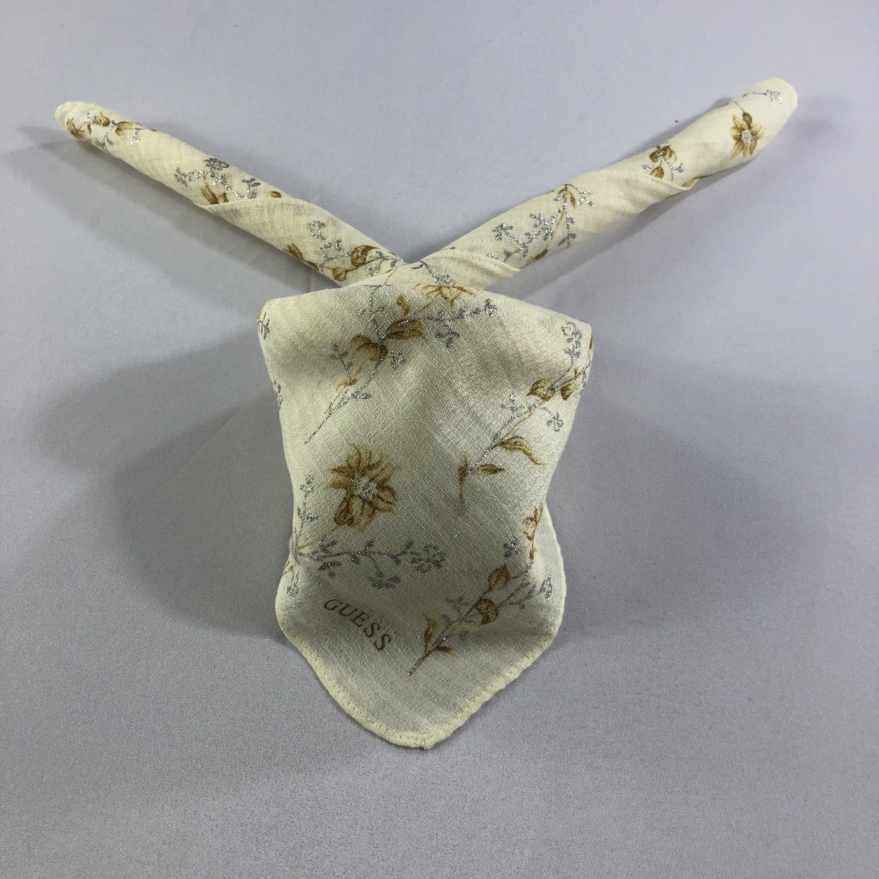 Guess × Vintage Guess Floral Handkerchief Neckerchief Bandana H2161 Size ONE SIZE - 1 Thumbnail