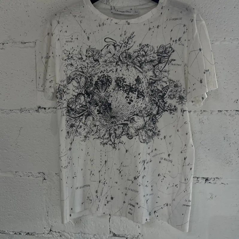 Dior Dior Gray Cotton Men's T-Shirt 0089 Size US S / EU 44-46 / 1 - 1 Thumbnail