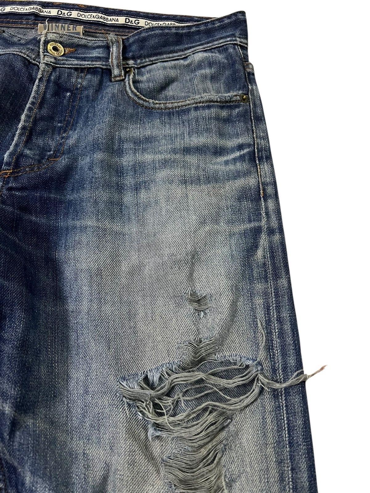 2000s Dolce & Gabbana Vintage Wash Denim