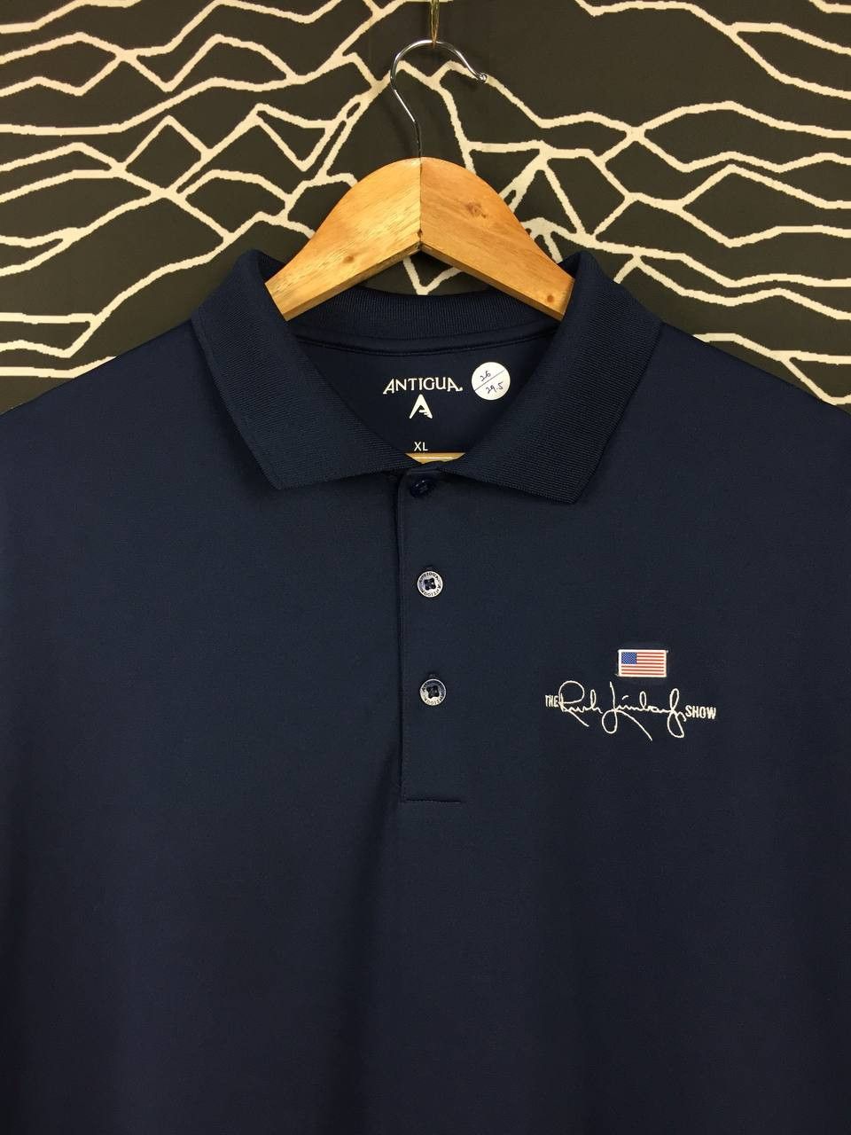 Antigua × Vintage Antigua Golf Apparel The Rush Limbaugh Show Polo Tee Size US XL / EU 56 / 4 - 3 Thumbnail
