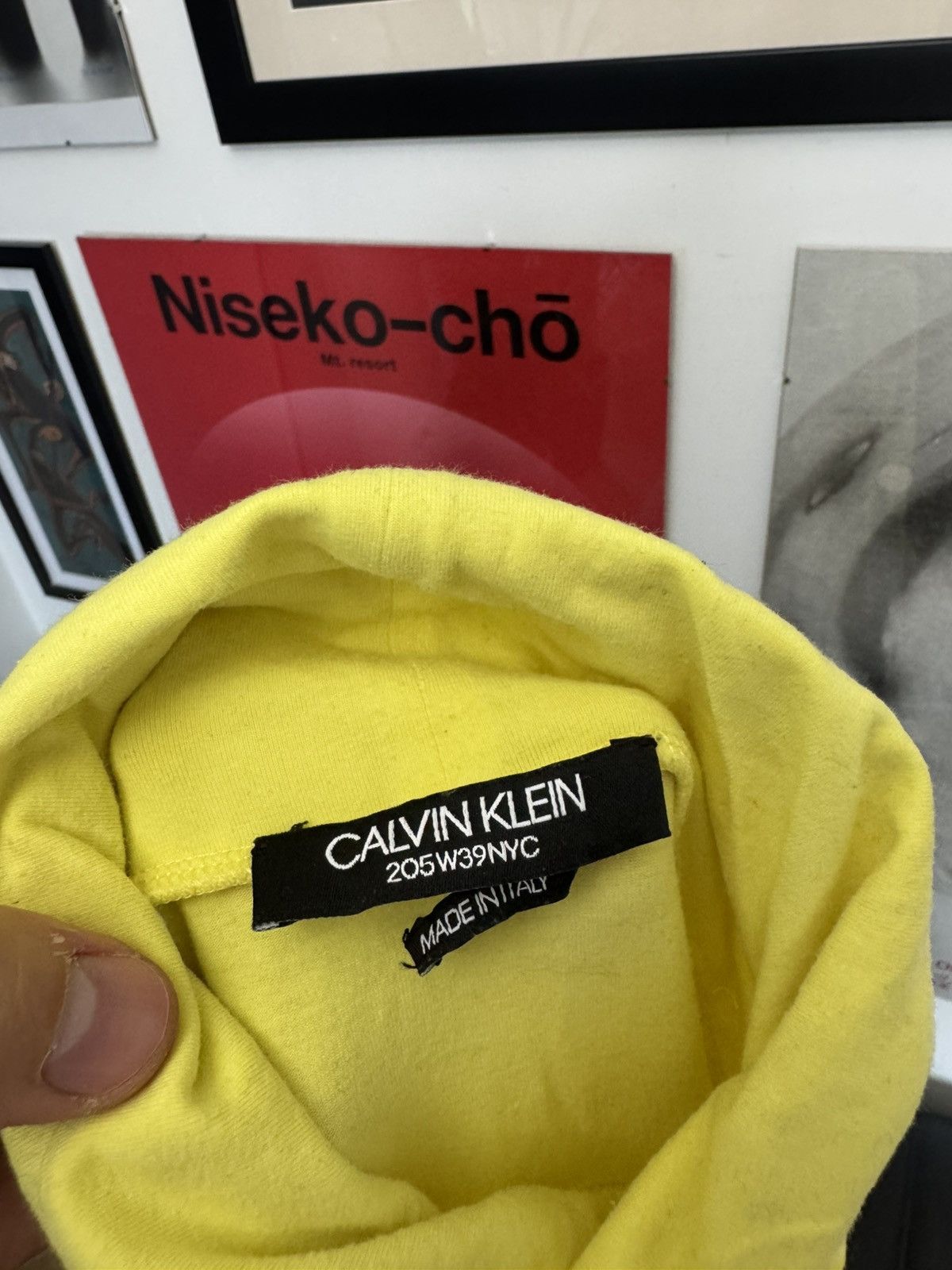 Calvin Klein 205W39NYC Raf Simons for Calvin Klein 205W39NYC Unisex Rib Turtleneck Size US L / EU 52-54 / 3 - 5 Thumbnail