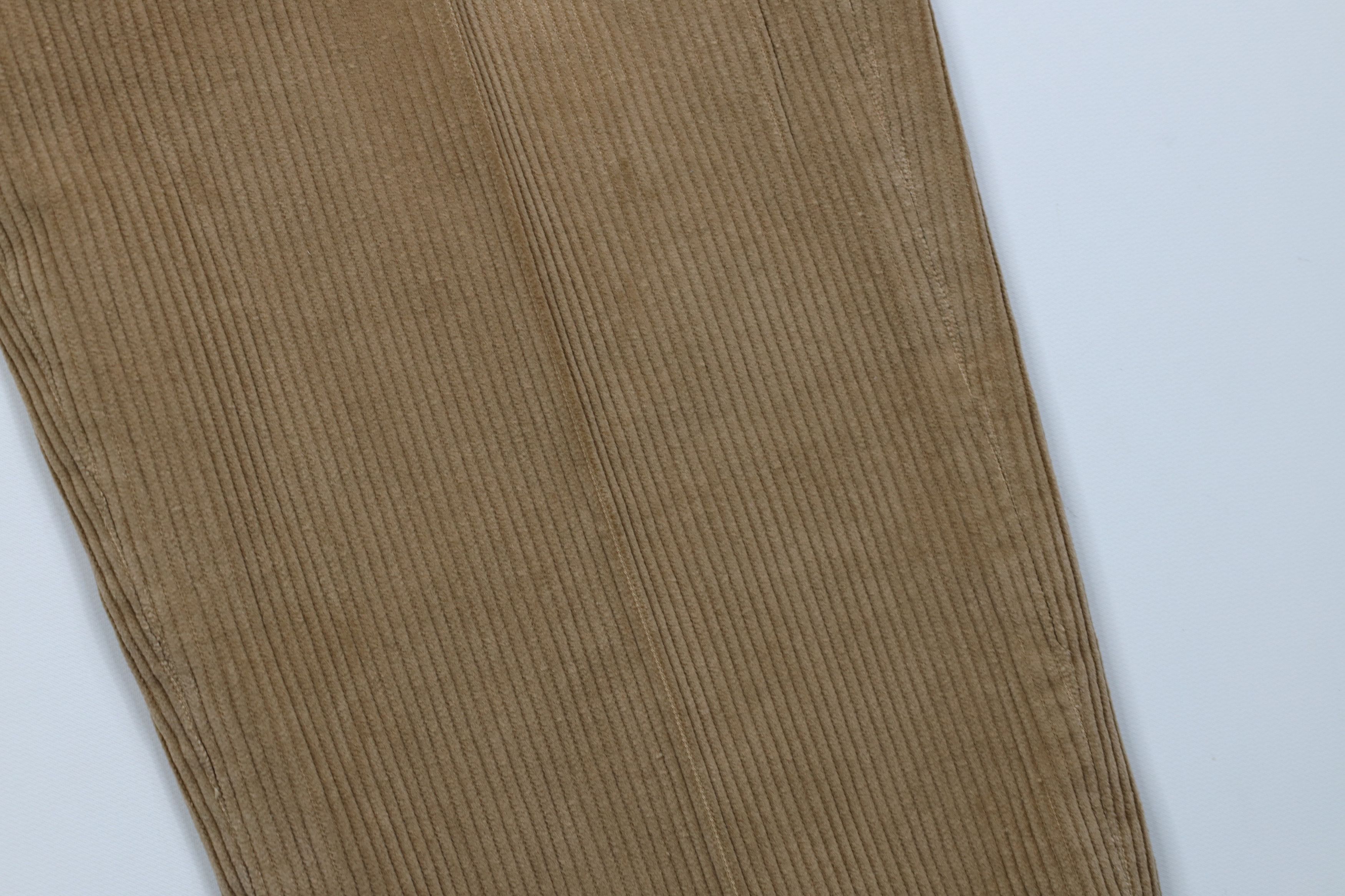 L.L. Bean Vtg 90s LL Bean Wide Leg Corduroy Chino Pants Trousers Beige Size US 34 / EU 50 - 6 Thumbnail