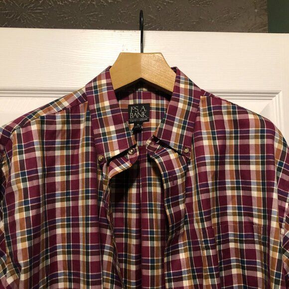 Jos. A. Bank jos.a.bank men's new 100%cotton casual shirt size: XL Size US XL / EU 56 / 4 - 2 Thumbnail