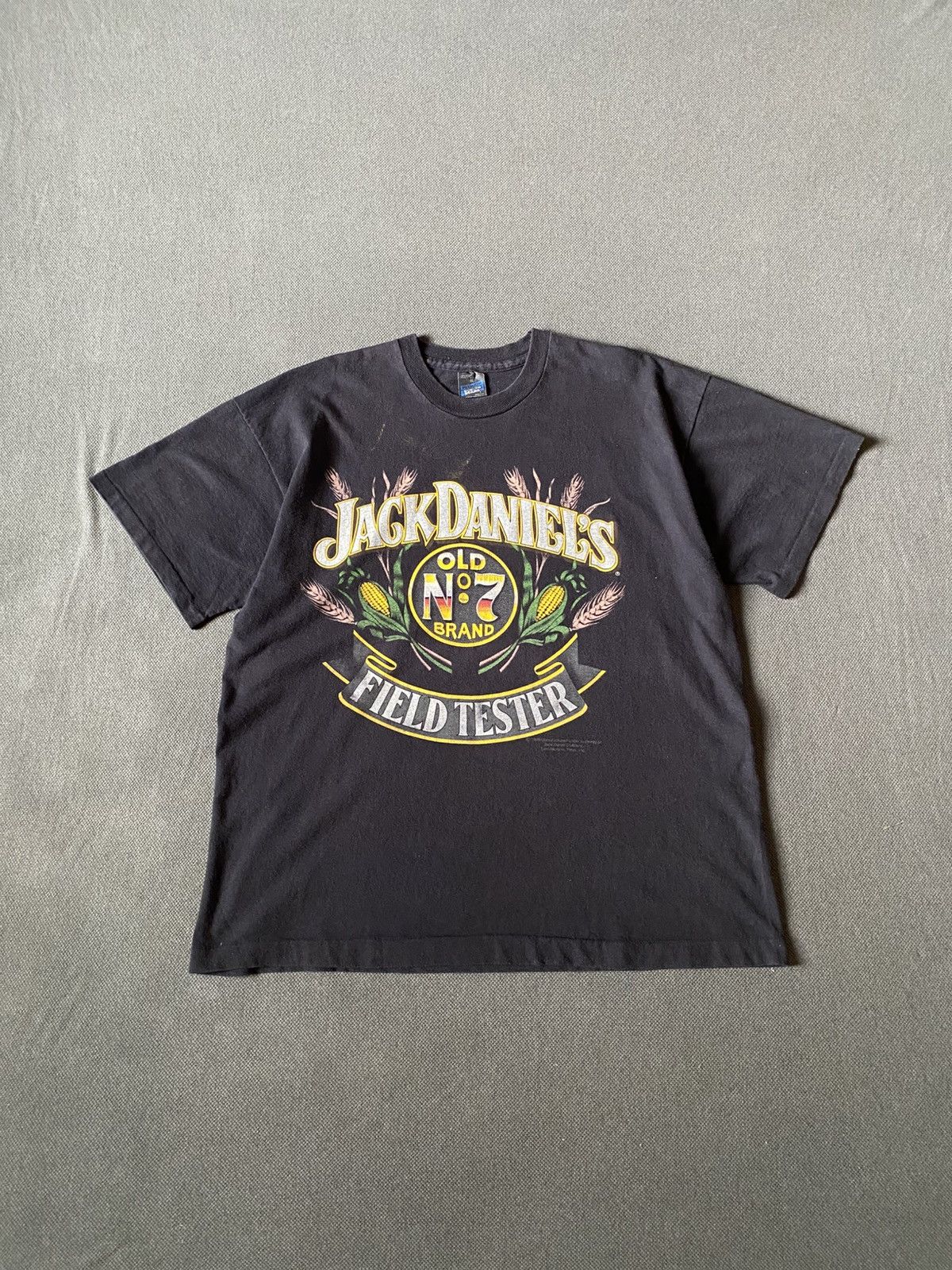 Vintage VINTAGE 80s JACK DANIELS FIELD TESTER T-SHIRT Size US XL / EU 56 / 4 - 1 Thumbnail