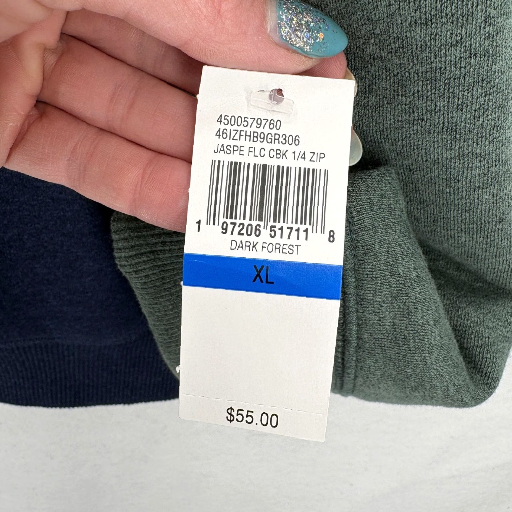 Izod VINTAGE? No, it's not vintage. IZOD Sweatshirt Mens XL Pullover Green Advantage Performance 1/4 Zip Fleece Logo Size US XL / EU 56 / 4 - 6 Thumbnail