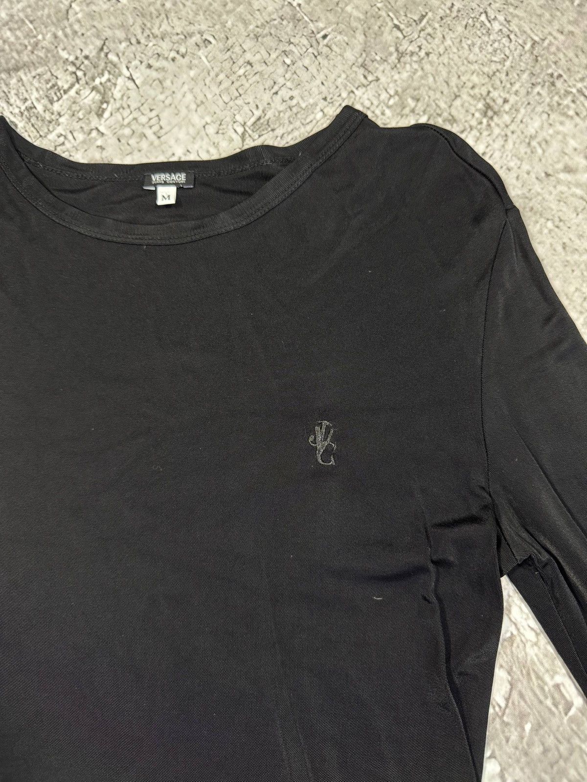 Versace Jeans Couture Versace Jeans Couture Small logo Long sleeve Womans size M Size M / US 6-8 / IT 42-44 - 2 Thumbnail