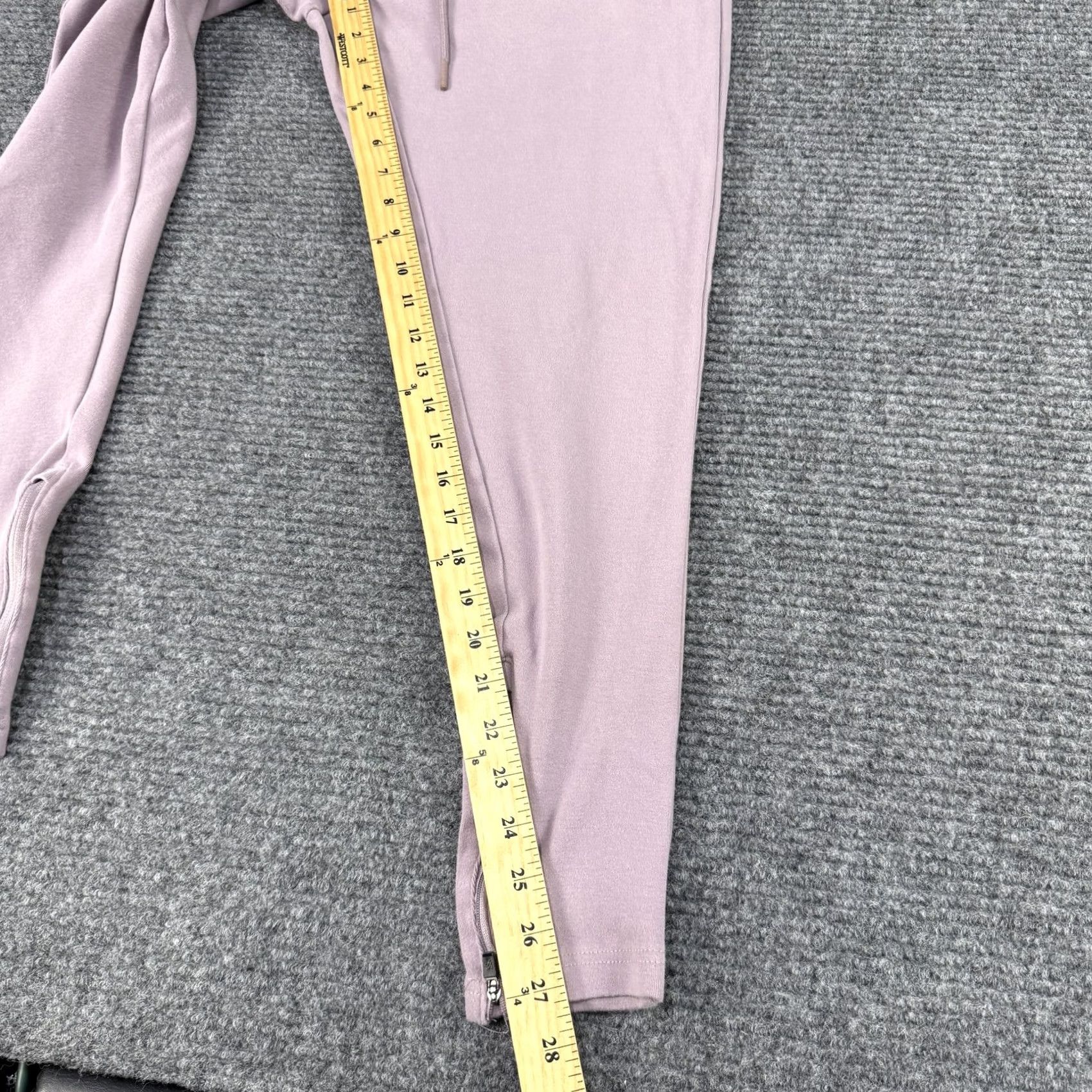 YoungLA YoungLA Pants Womens XL Purple Joggers Tapered Drawstring Zipper Pockets Comfy Size 40" / US 18 - 4 Thumbnail