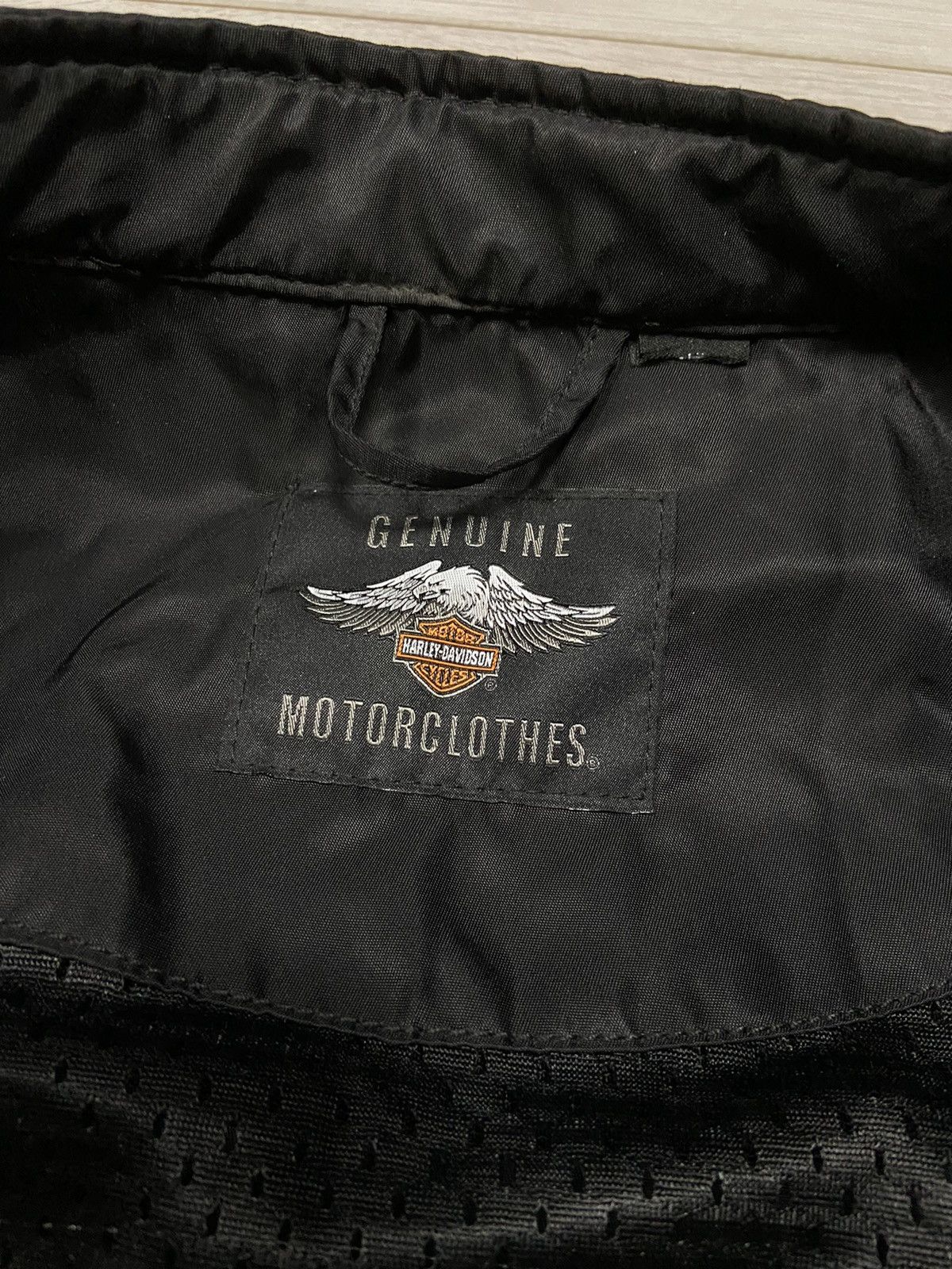 Vintage Harley Davidson vintage big logo USA racing jacket Size US XL / EU 56 / 4 - 3 Thumbnail