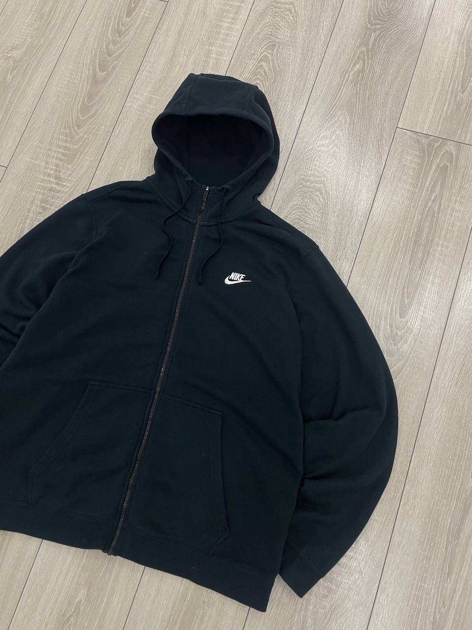 Japanese Brand × Nike × Vintage Vintage Nike Swoosh Zip Up Hoodie Y2K Size US XL / EU 56 / 4 - 3 Thumbnail