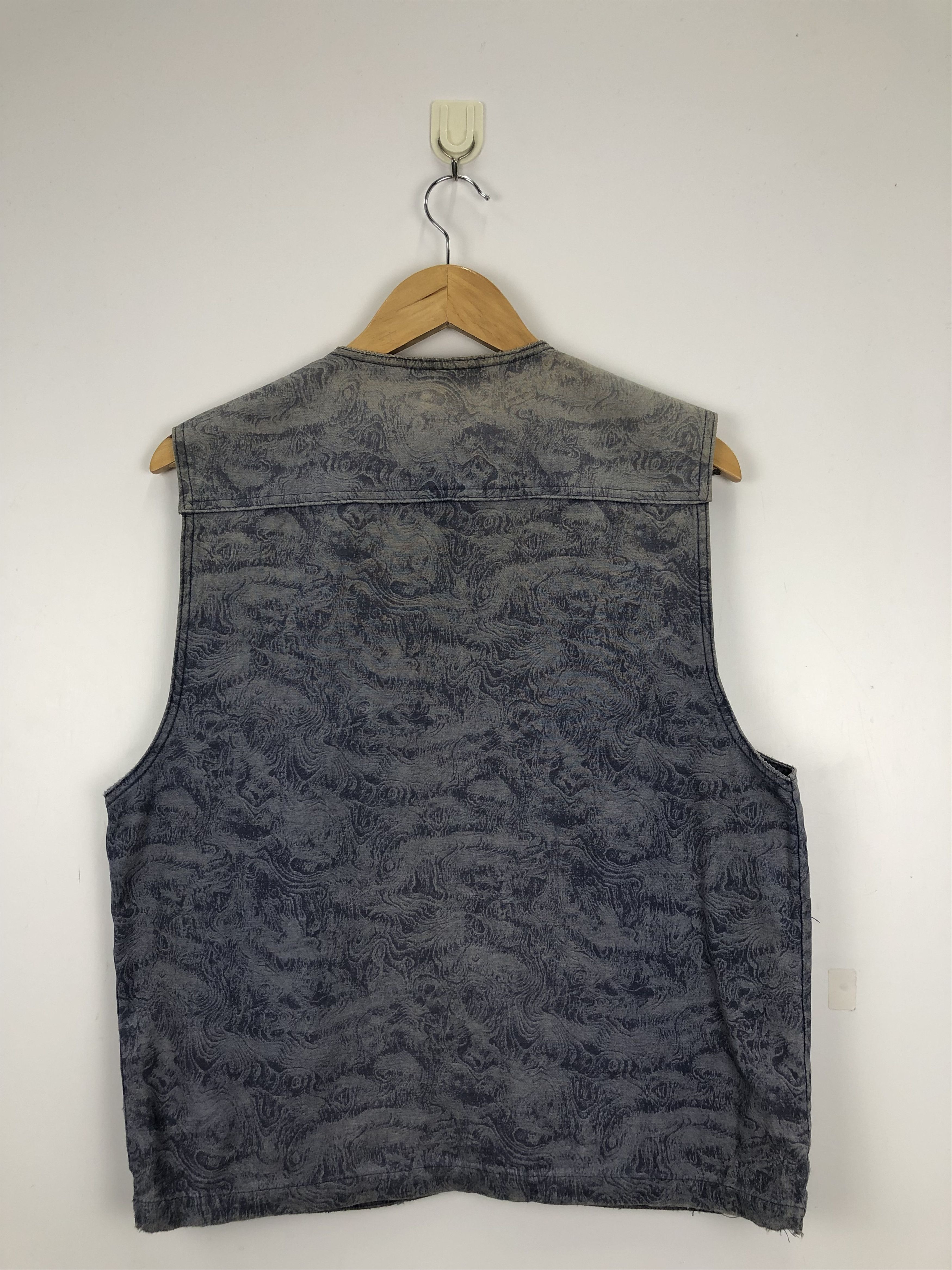 Japanese Brand Vintage Japanese Brand Sleeveless Jacket J0705 Size 38L - 3 Thumbnail