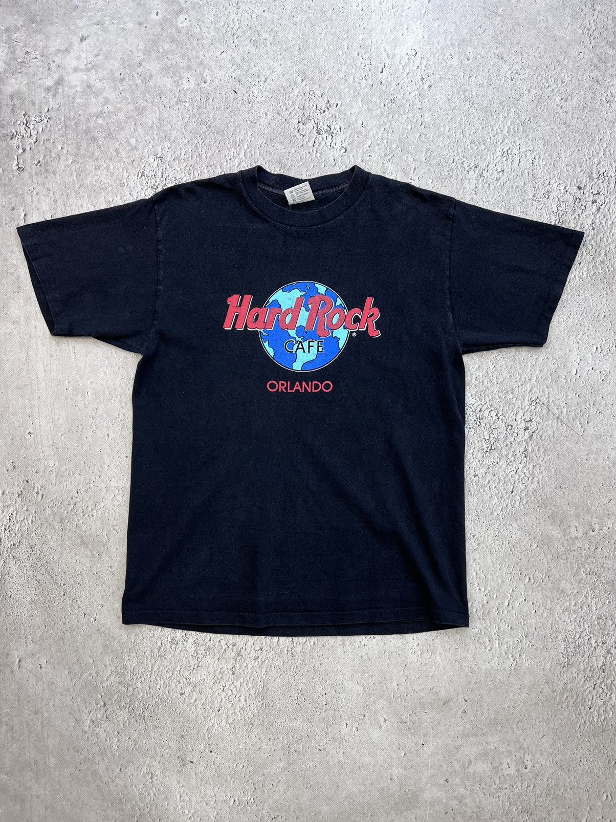 Hard Rock Cafe × Vintage Hard Rock Cafe Orlando vintage Tshirt 90s SINGLE STITCH Size US L / EU 52-54 / 3 - 1 Thumbnail