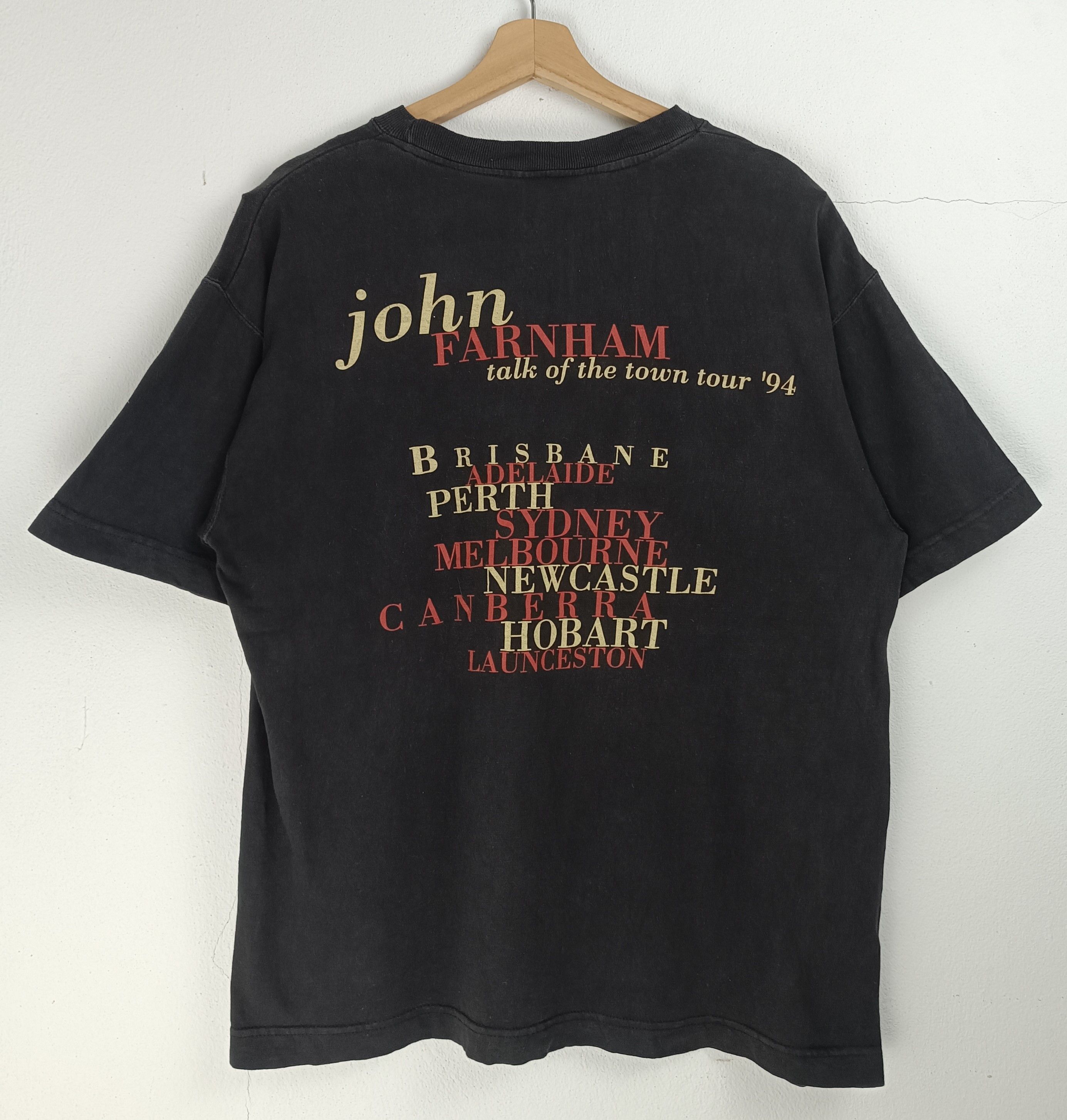 Band Tees VINTAGE '94 JOHN FARNHAM TALK OF THE TOWN TEE aussie celine Size US L / EU 52-54 / 3 - 4 Thumbnail