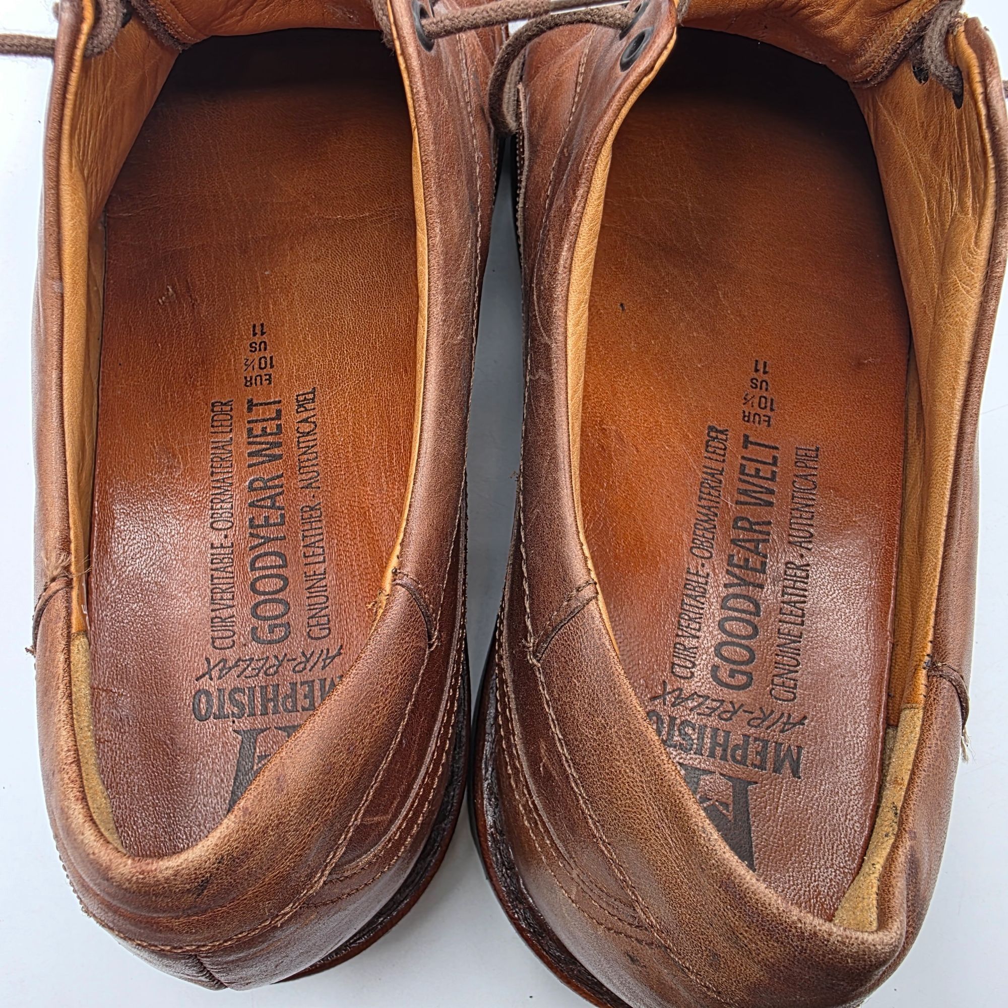 Mephisto Mephisto Abel Goodyear Welt Air Relax Mens Size 11 Brown Lea Size US 11 / EU 44 - 9 Thumbnail