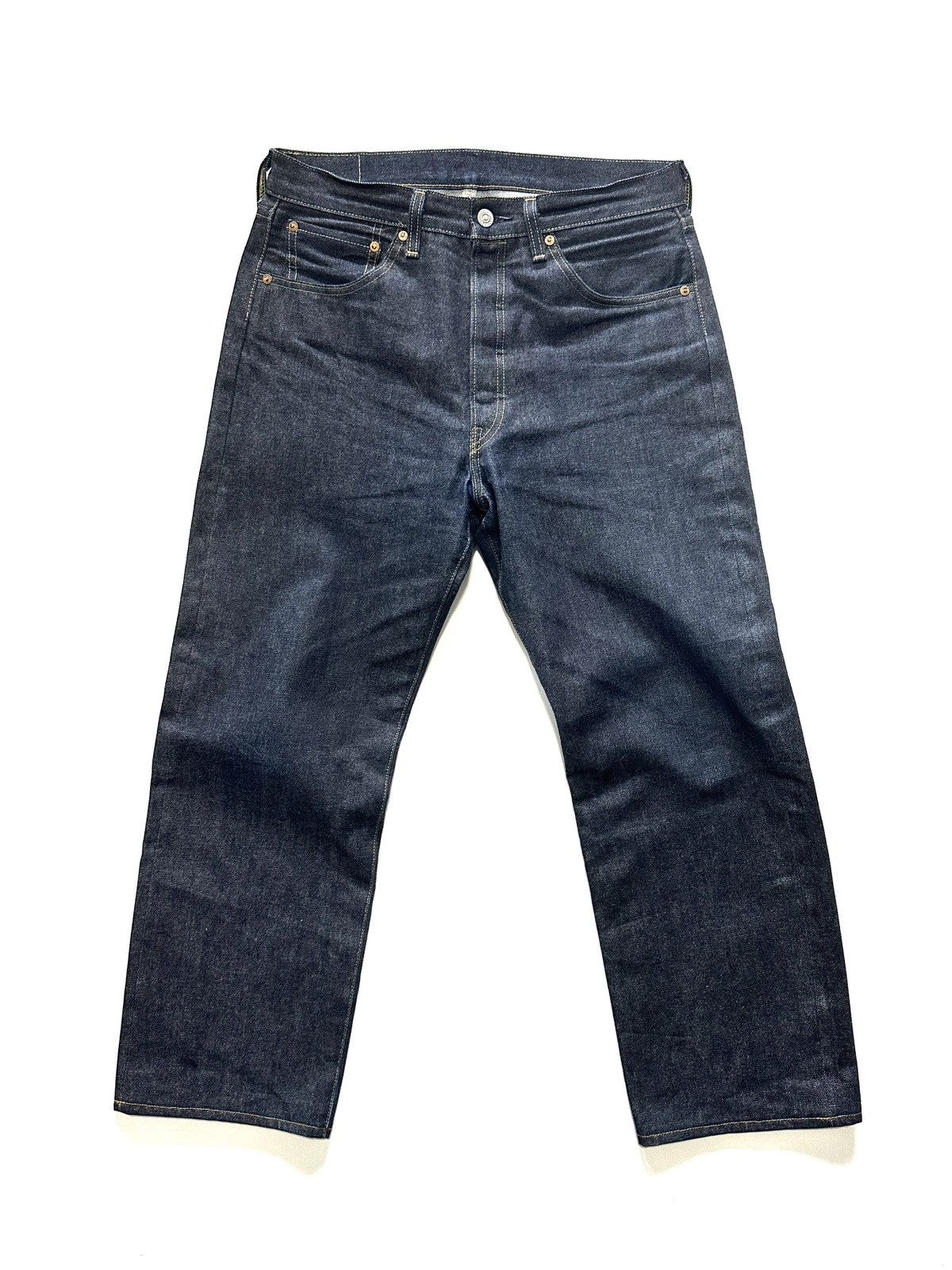 image of Levis x Levis Vintage Clothing Levi's Vintage Clothing Lvc 501Xx 1955 Model 501 Jeans in Indigo Blu