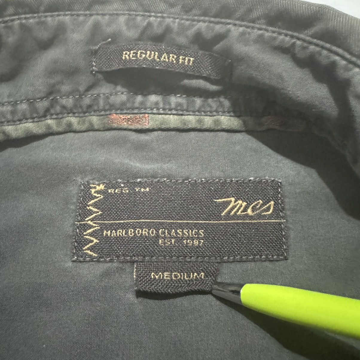 Marlboro Classics × Vintage Marlboro Classics Men’s Denim Shirt Brown Regular Fit Size US M / EU 48-50 / 2 - 4 Thumbnail