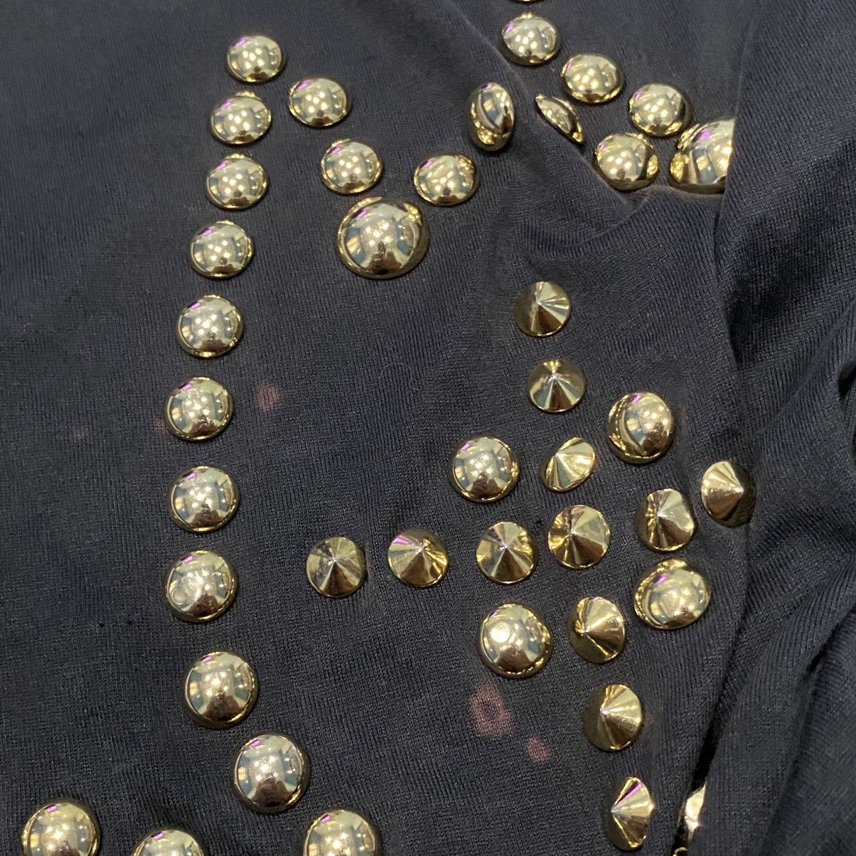 Givenchy Givenchy Gold Studded Tshirt Size US XS / EU 42 / 0 - 6 Thumbnail