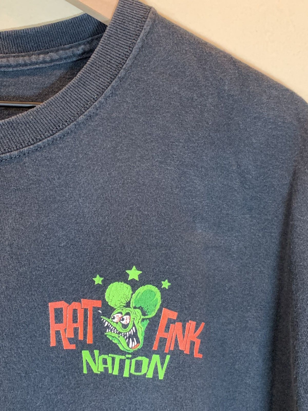 Vintage *RARE* Vintage Rat Fink Nation Ed Big Daddy Roth Art T-Shirt Size US L / EU 52-54 / 3 - 6 Thumbnail