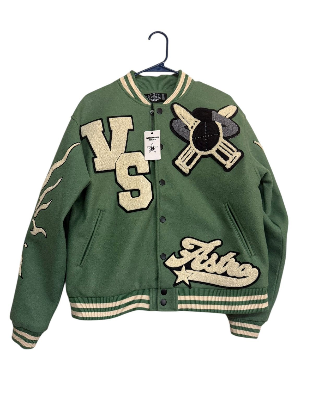 Vale Vale forever State Small ( Fits Like Medium ) Varsity Jacket Size US S / EU 44-46 / 1 - 2 Thumbnail