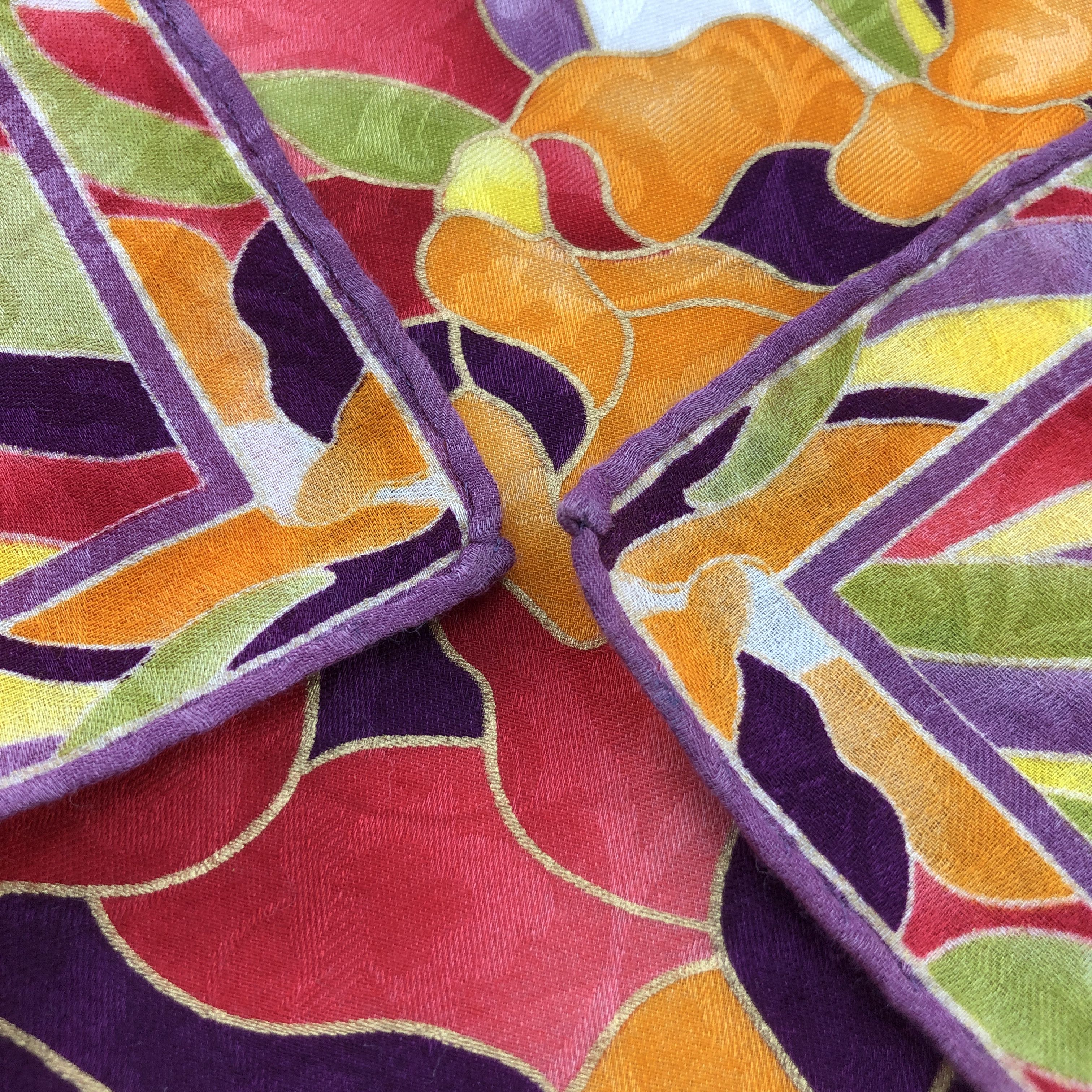 Leonard Paris Leonard Handkerchief Neckerchief Bandana H3096 Size ONE SIZE - 5 Thumbnail