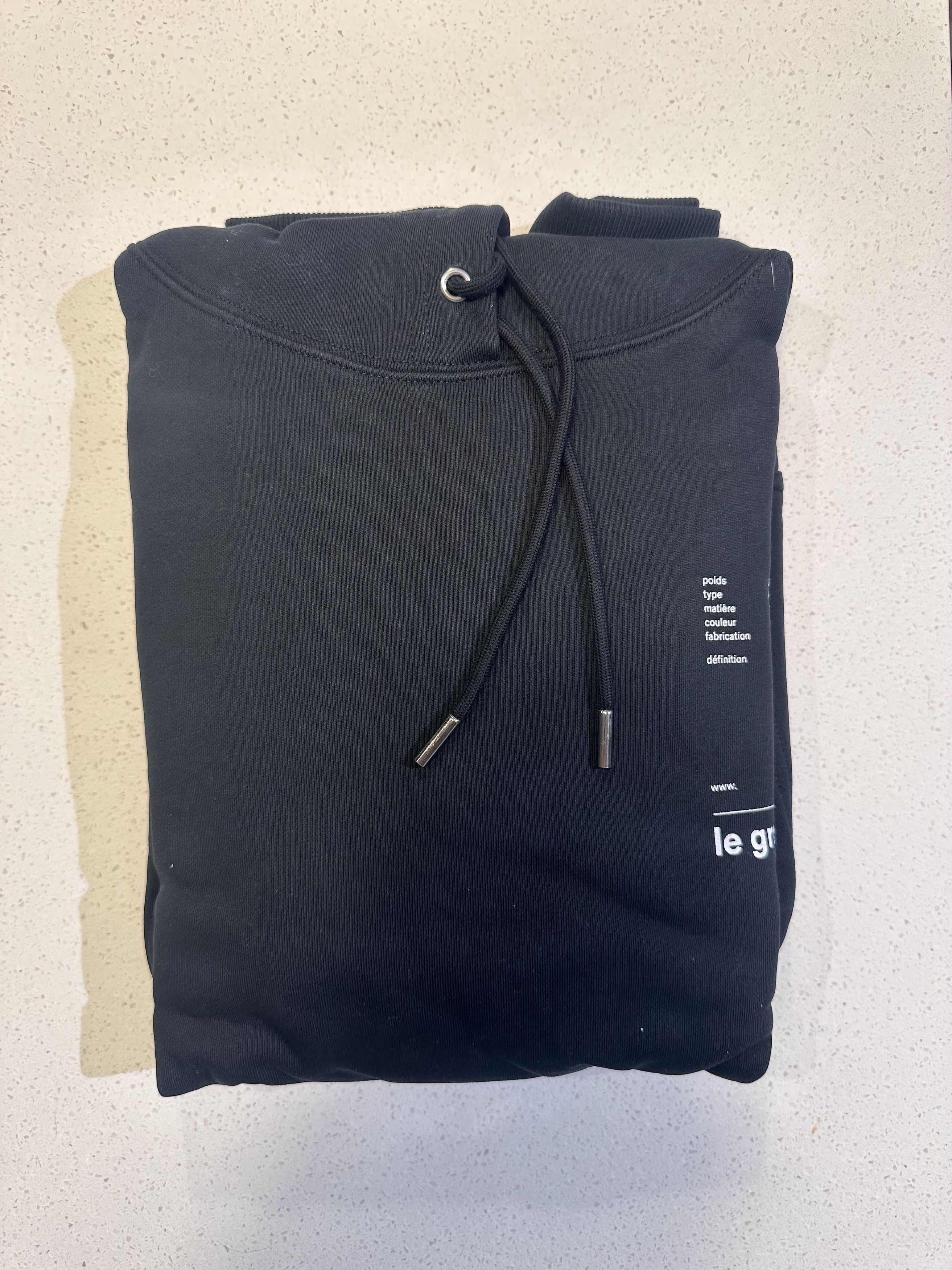 Le Gramme black hoodie 380g Size US M / EU 48-50 / 2 - 2 Thumbnail