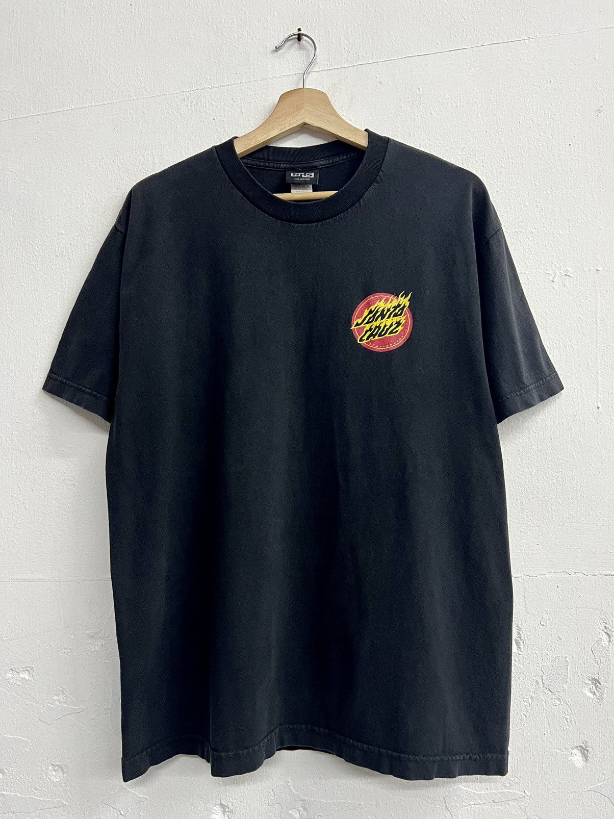 Hook-Ups × Santa Cruz Skateboards × Vintage Vintage Y2K Santa Cruz Skateboard Flame Tee Size US L / EU 52-54 / 3 - 2 Thumbnail