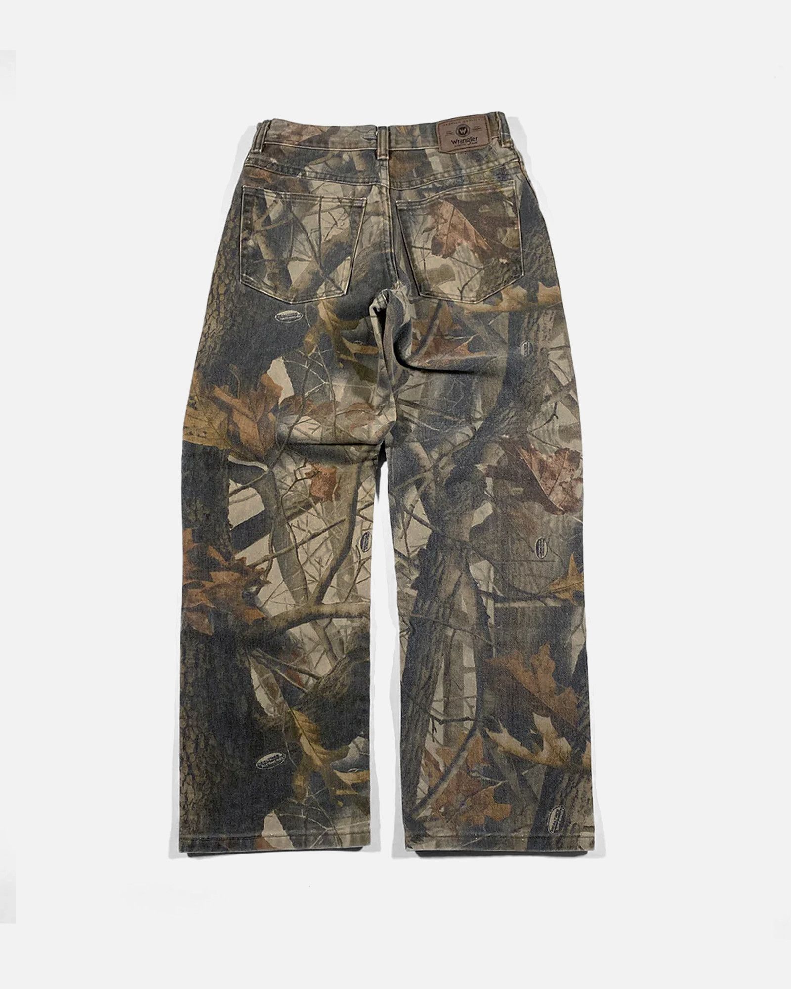 Wrangler Vintage Wrangler Realtree Camo Wide Leg Straight Denim Jeans Size US 36 / EU 52 - 2 Thumbnail