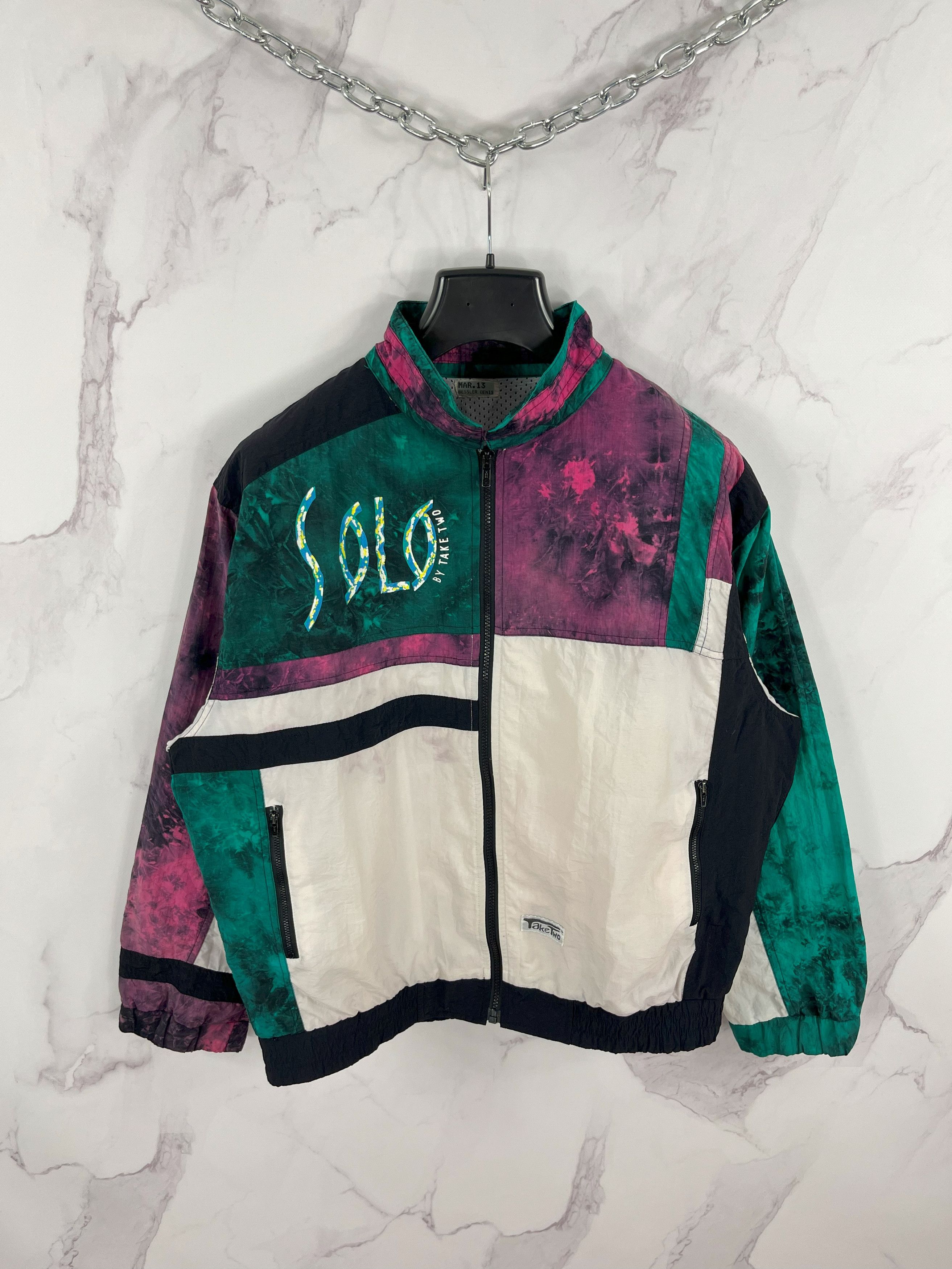 Other Vintage Take Two Space Colourblock Retro Track Jacket Size US M / EU 48-50 / 2 - 1 Thumbnail