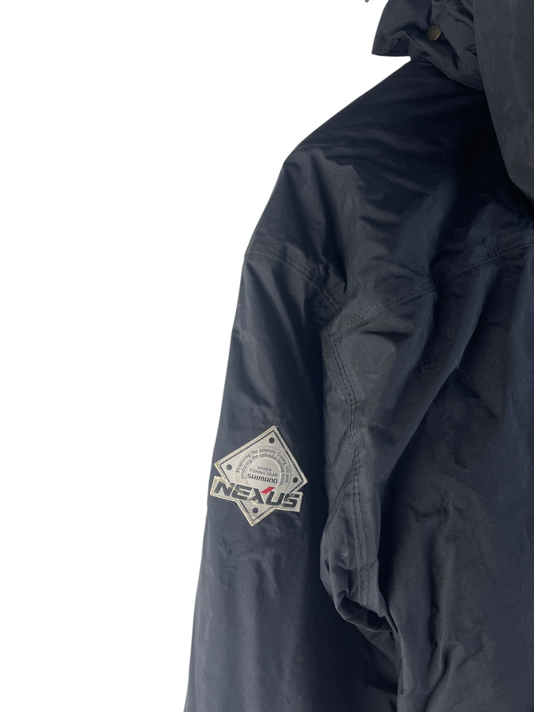 Japanese Brand Vintage Shimano Nexus Hyper Fishing Gear Hooded Jacket Size US M / EU 48-50 / 2 - 14 Thumbnail
