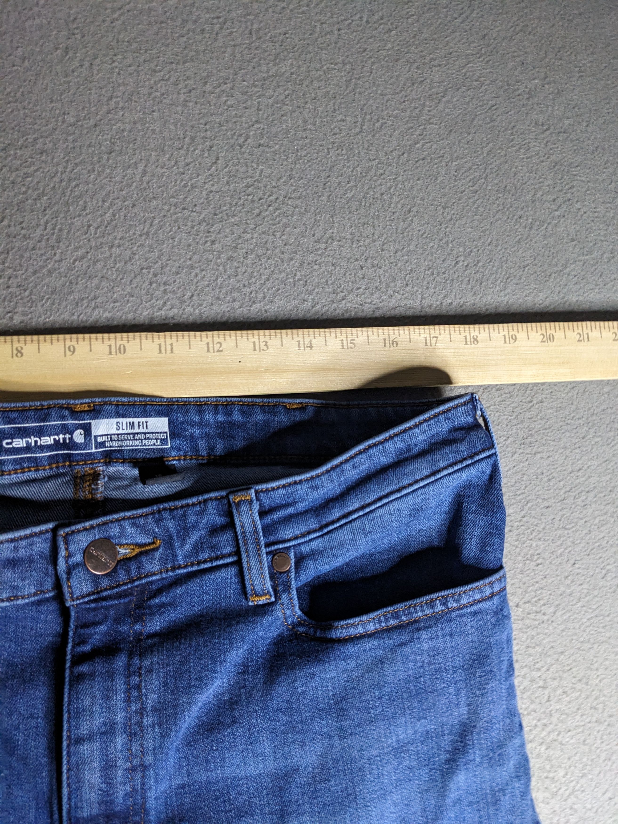 Carhartt Carhartt Jeans Rugged Flex Slim High Rise Denim Size16 36x26 Size 36" / US 14 / IT 50 - 17 Thumbnail