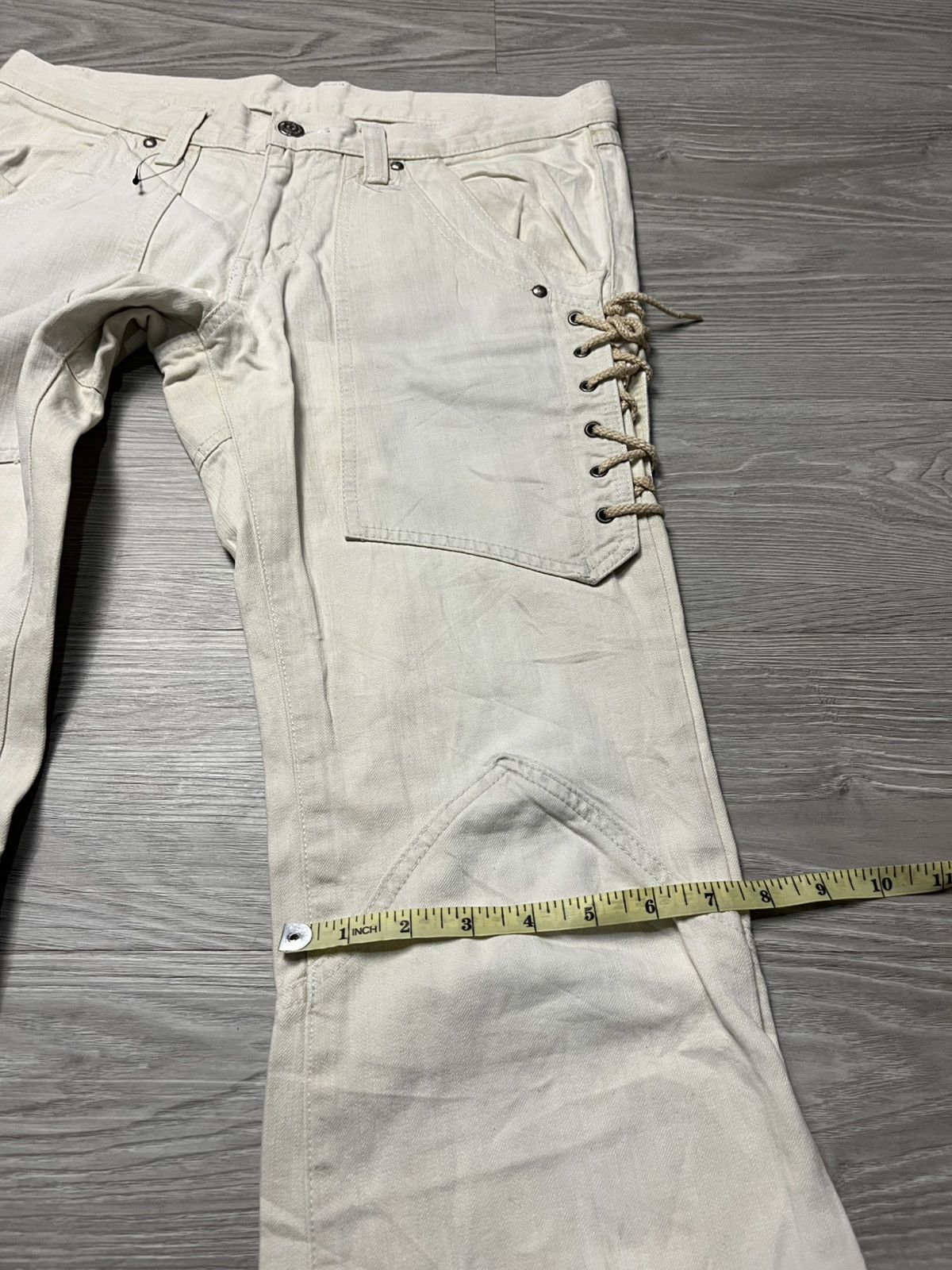 Tornado Mart 2000’s Tornado Mart Flared Lace Pants Size US 32 / EU 48 - 13 Thumbnail