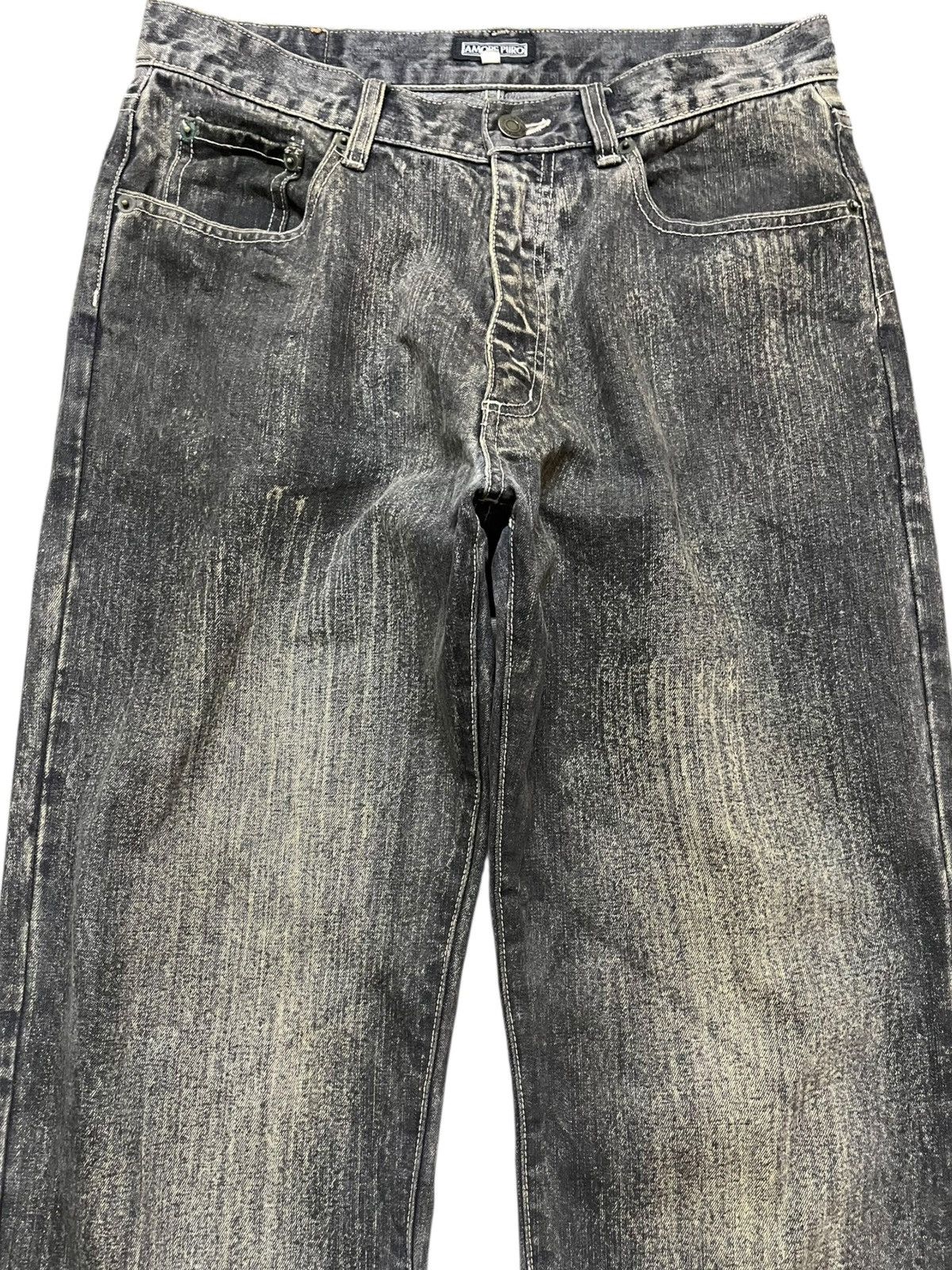 Japanese Brand Vintage Amore Puro Mudwash Denim Size US 30 / EU 46 - 2 Thumbnail