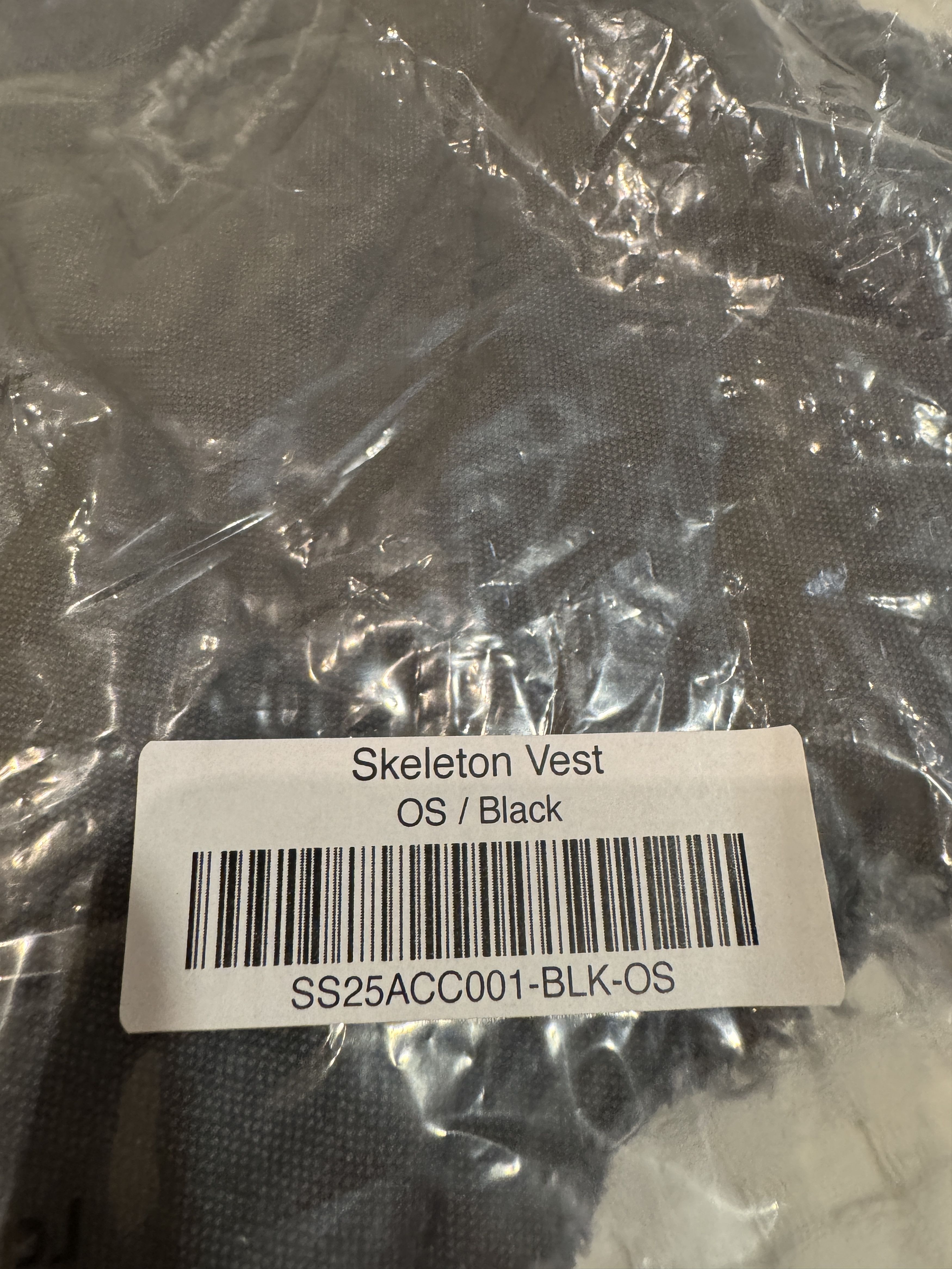 Satoshi Nakamoto SATOSHI NAKAMOTO SKELETON VEST (BLACK) BRAND NEW MSRP $1,500 Size US L / EU 52-54 / 3 - 2 Thumbnail