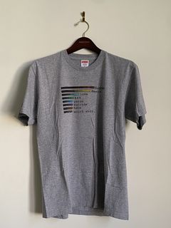 Supreme best sale charts tee