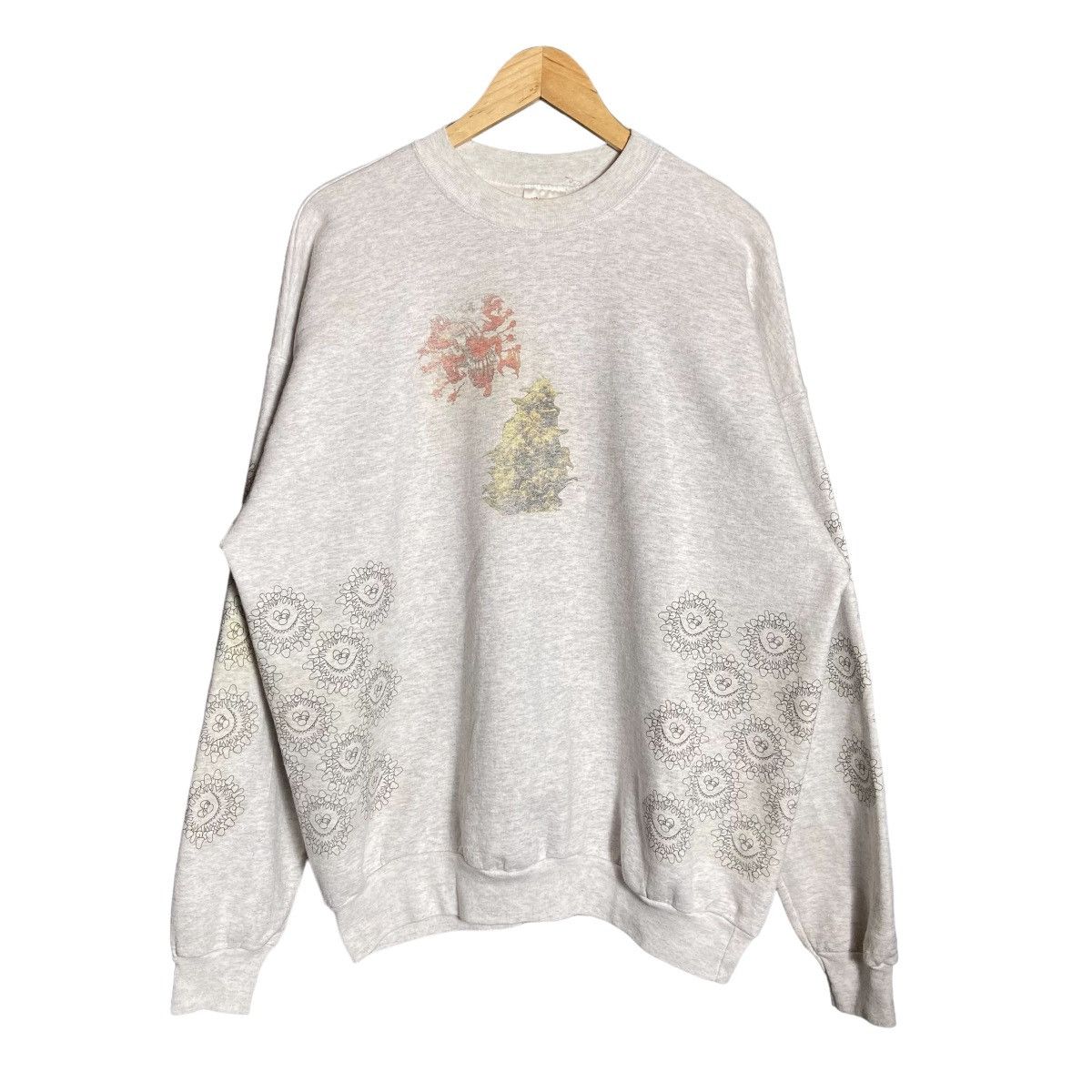 Vintage Rare Vintage 90s Marijuana Magic Mushrooms Art Sweatshirt Size US XL / EU 56 / 4 - 1 Thumbnail