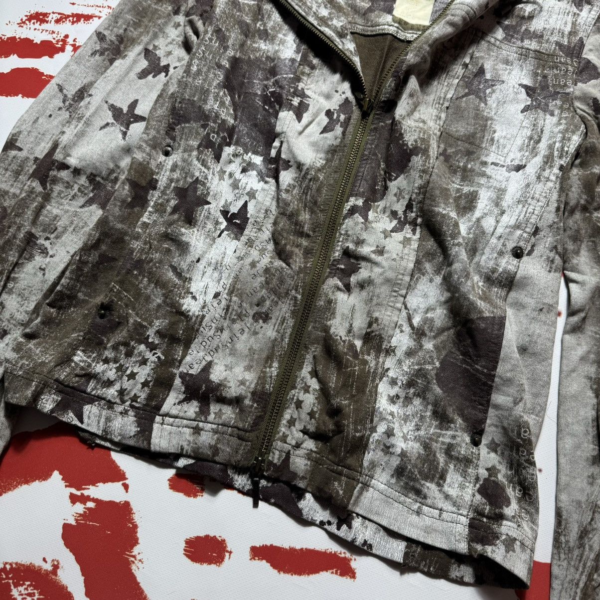 plein sud vintage plain sud zip hoodie full print archive avantgarde Size M / US 6-8 / IT 42-44 - 8 Thumbnail