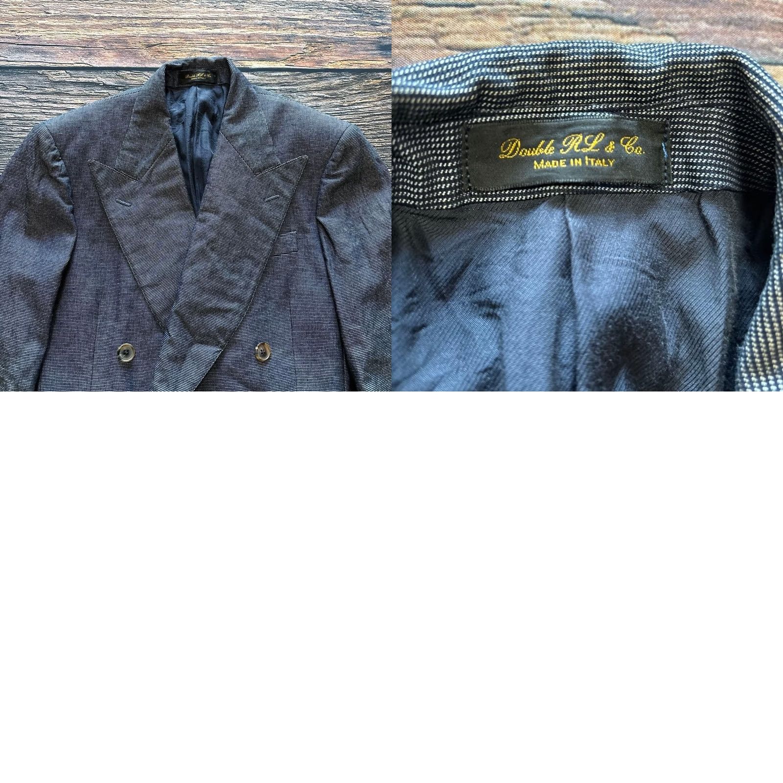 Ralph Lauren RRL Ralph Lauren Men's Jacket Indigo Double-Breasted Tailored 36R VINTAGE? Size US XXS / EU 40 - 8 Thumbnail