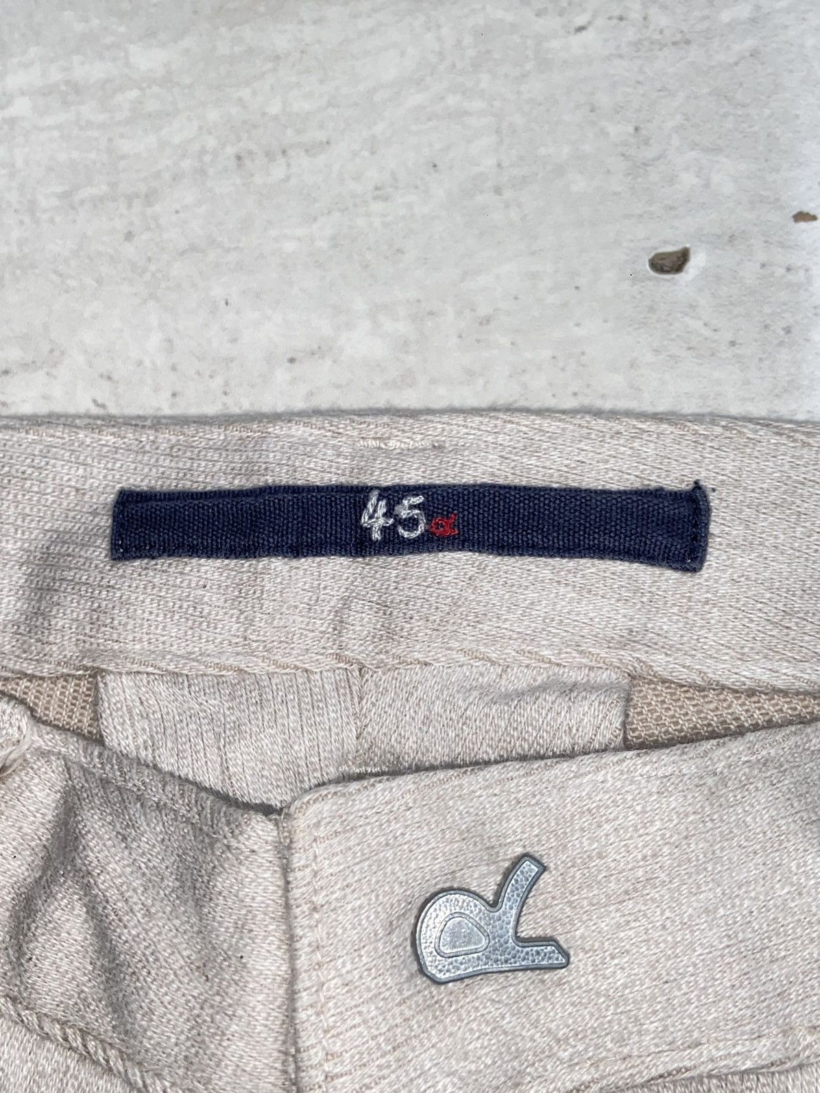 45rpm 45RPM Beige Long Pants Size US 27 - 8 Thumbnail