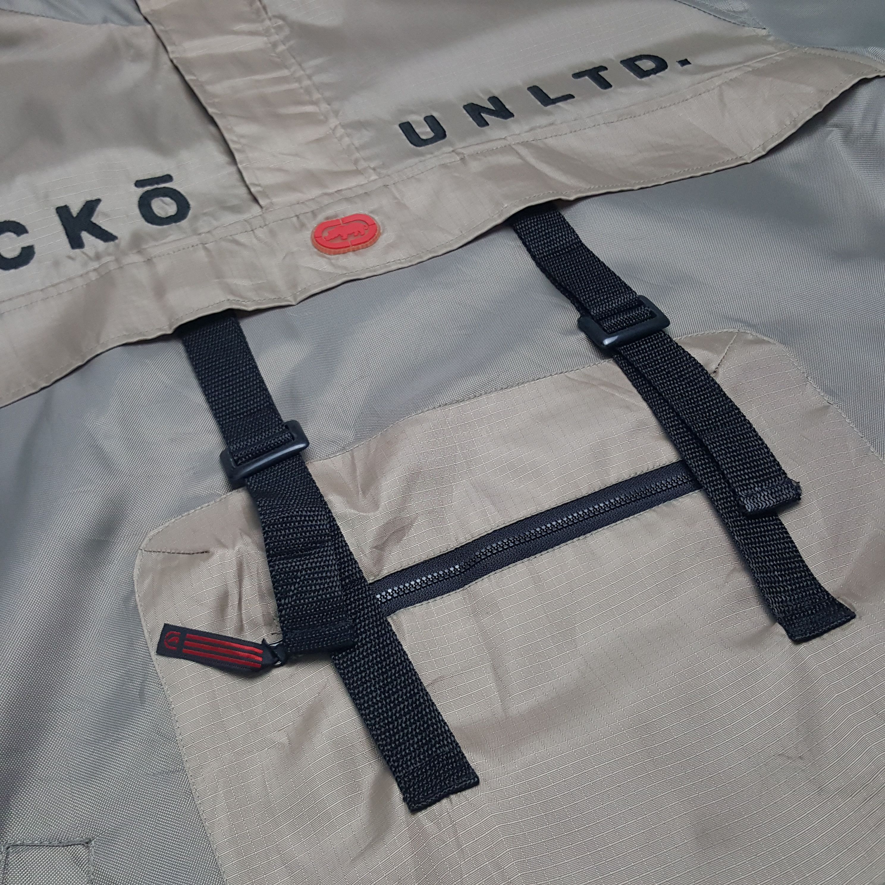 Ecko Unltd. × Vintage Vintage Ecko Unltd. Gorpcore Windbreaker Jacket Hoodie Size US XXL / EU 58 / 5 - 6 Thumbnail