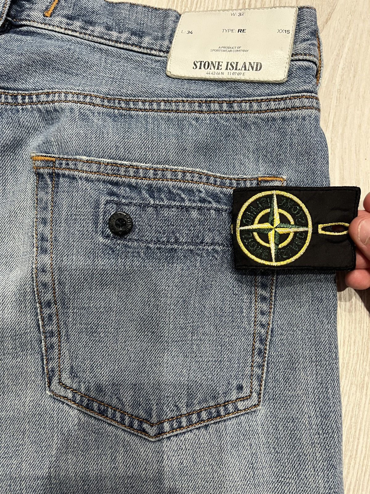 Massimo Osti × Stone Island Jeans Stone island Size US 32 / EU 48 - 4 Thumbnail