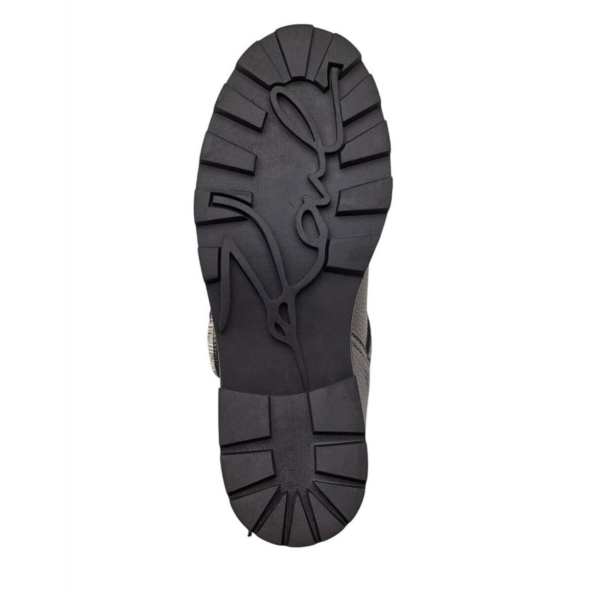 KARL LAGERFELD / Marceau / Grey / Leather Lug-Sole / Combat