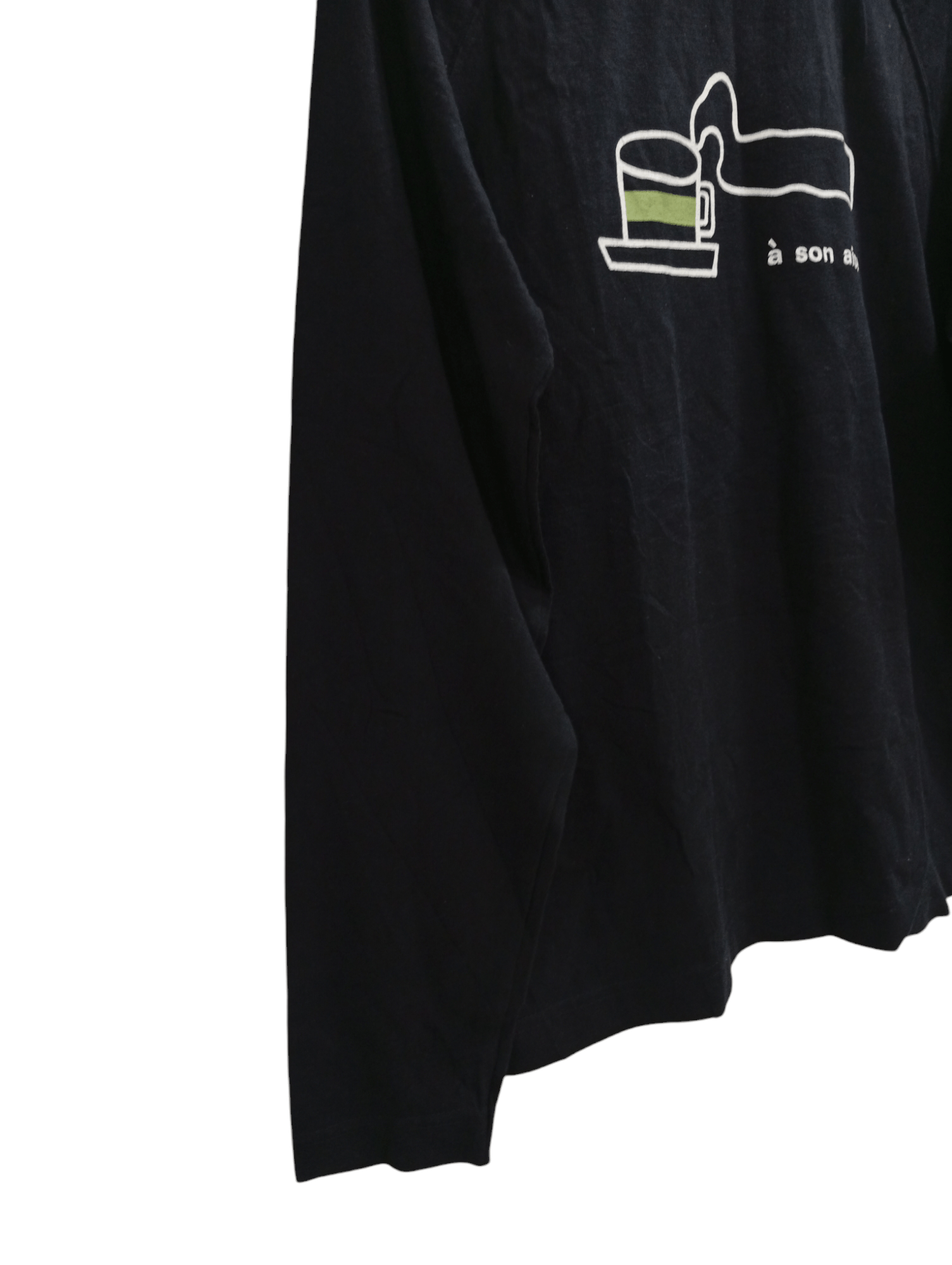 Japanese Brand × Vintage × Yohji Yamamoto 🔥🔥Ined A Son Aise LS T-Shirt Size US M / EU 48-50 / 2 - 7 Thumbnail