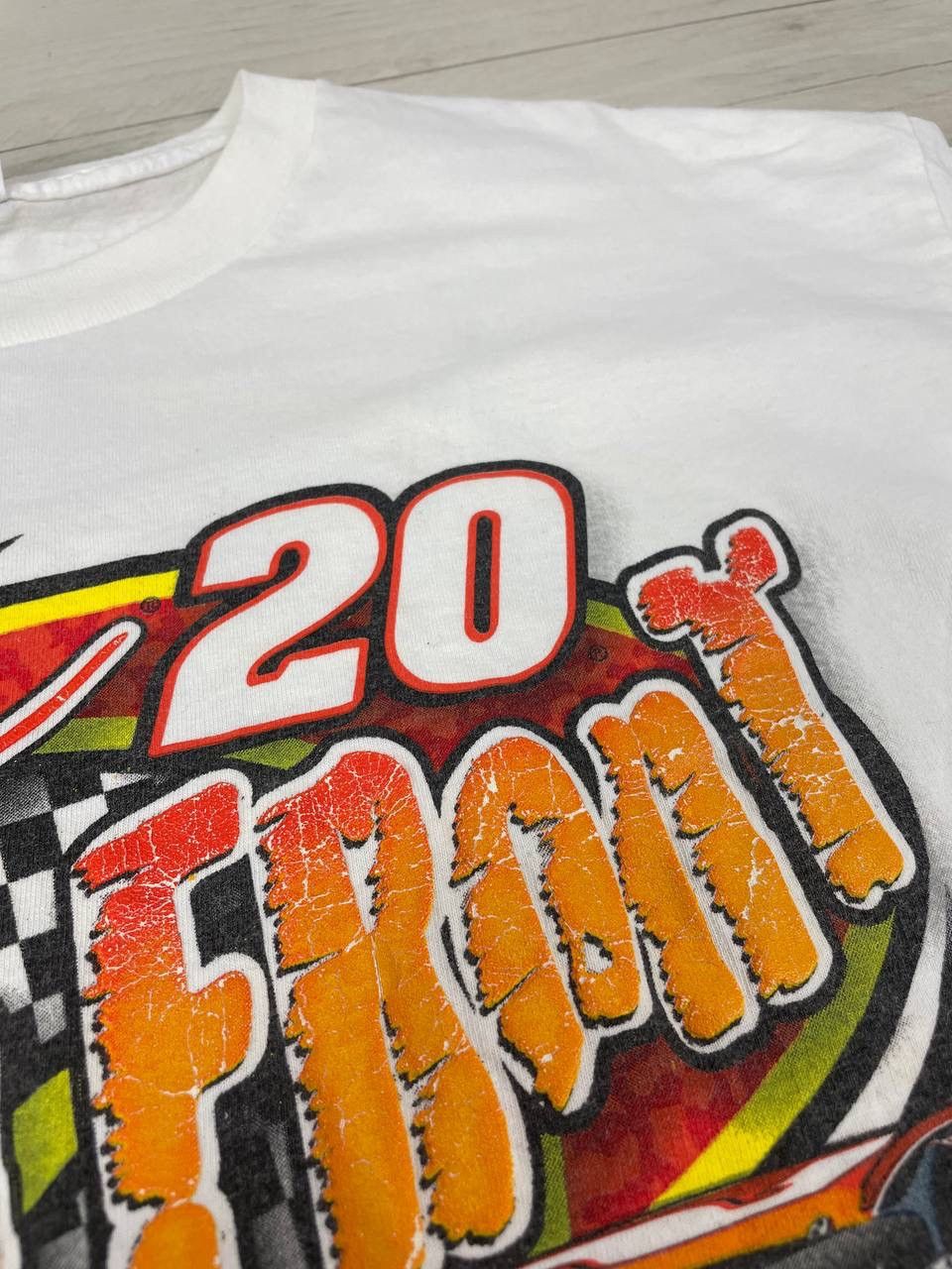 NASCAR Vintage Tony Steward 2002 Nascar Out In Front T-Shirt Size US XL / EU 56 / 4 - 14 Thumbnail