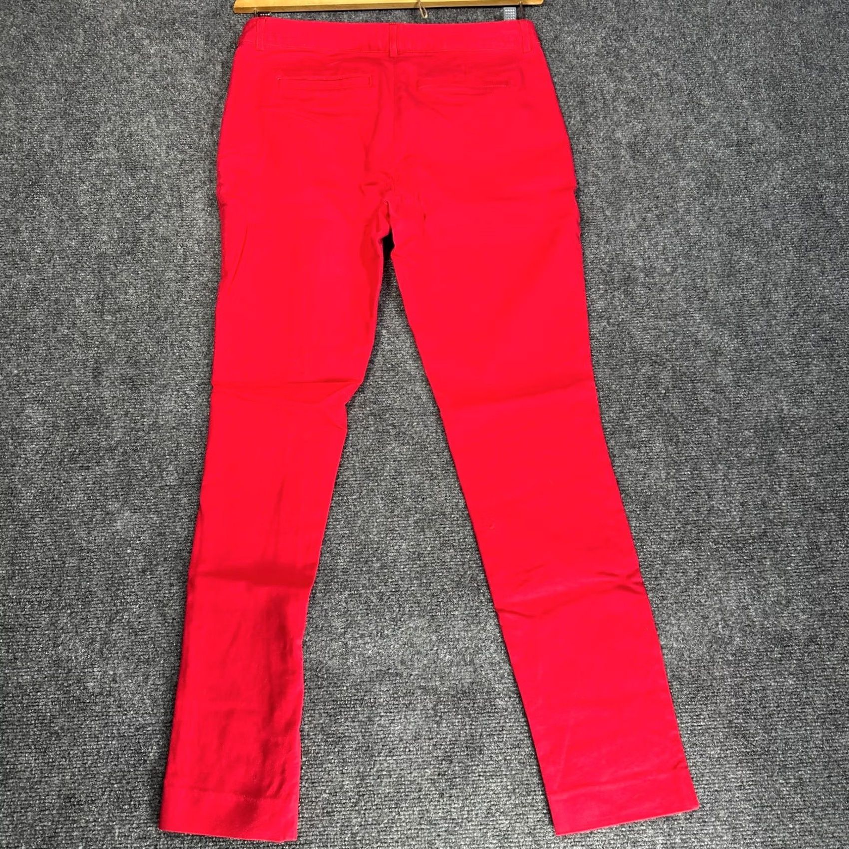 Michael Kors Michael Kors Women Red Stretch Trousers Pants Size 2 Tapered Leg Zip Pockets Size 26" / US 2 / IT 38 - 7 Thumbnail