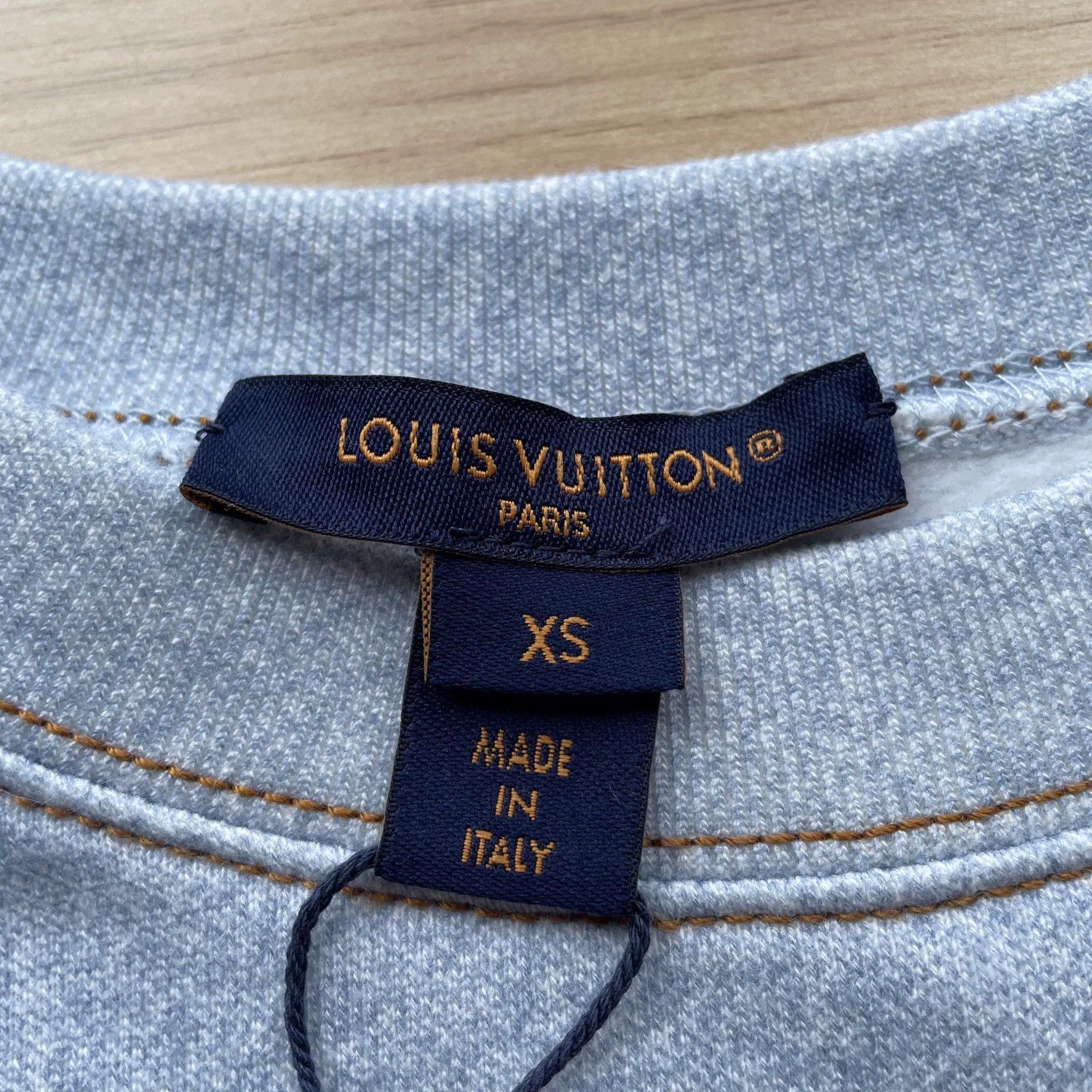 Louis Vuitton LOUIS VUITTON FW26 crewneck oversized knit gray blue XS Size US XS / EU 42 / 0 - 5 Thumbnail