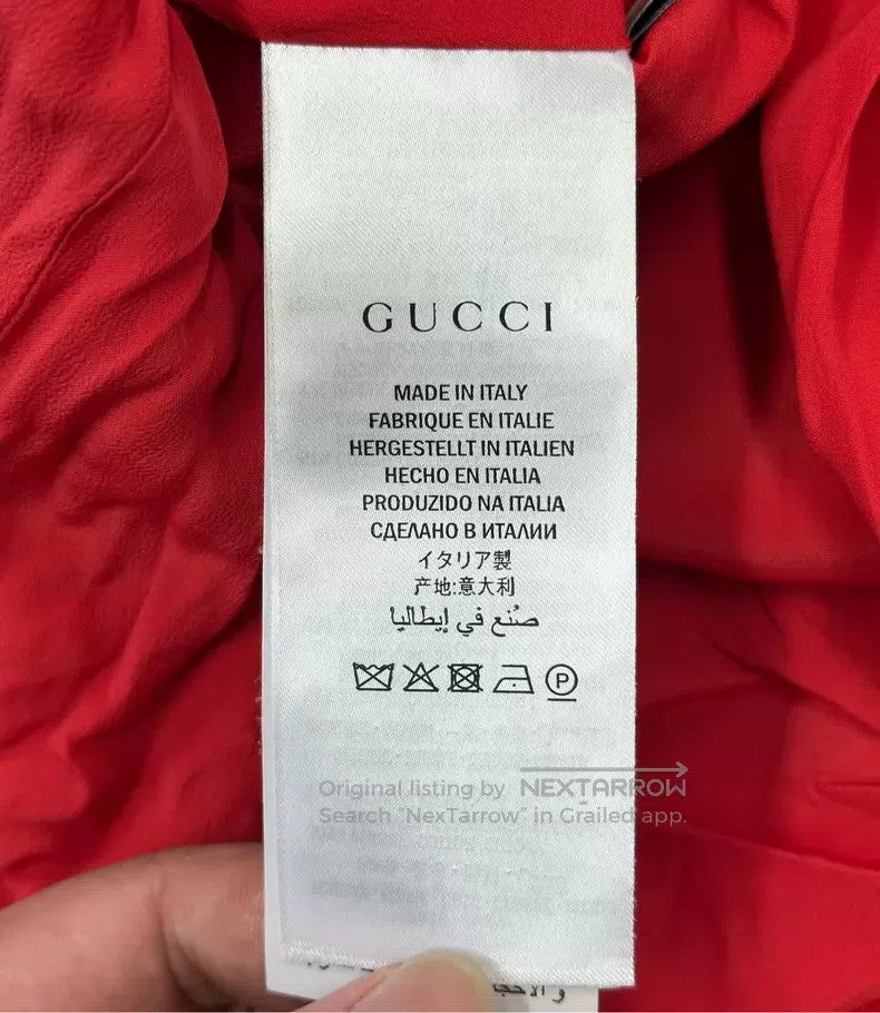 Gucci Gucci Red full-print logo suit jacket Size L / US 10 / IT 46 - 4 Thumbnail
