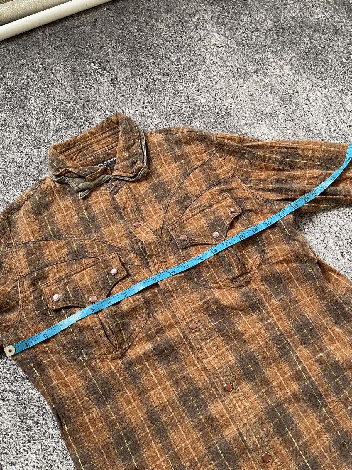 Japanese Brand HIDE AWAYS NICOLE CLUB FLANNEL SHIRT Size US M / EU 48-50 / 2 - 12 Thumbnail