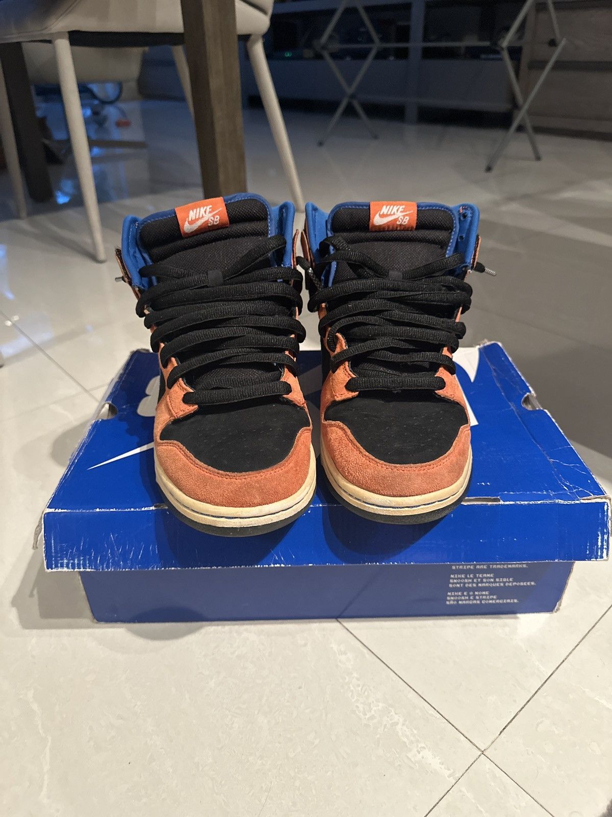 Nike SB Nike SB Dunk High Mets Knicks Size US 10 / EU 43 - 2 Thumbnail