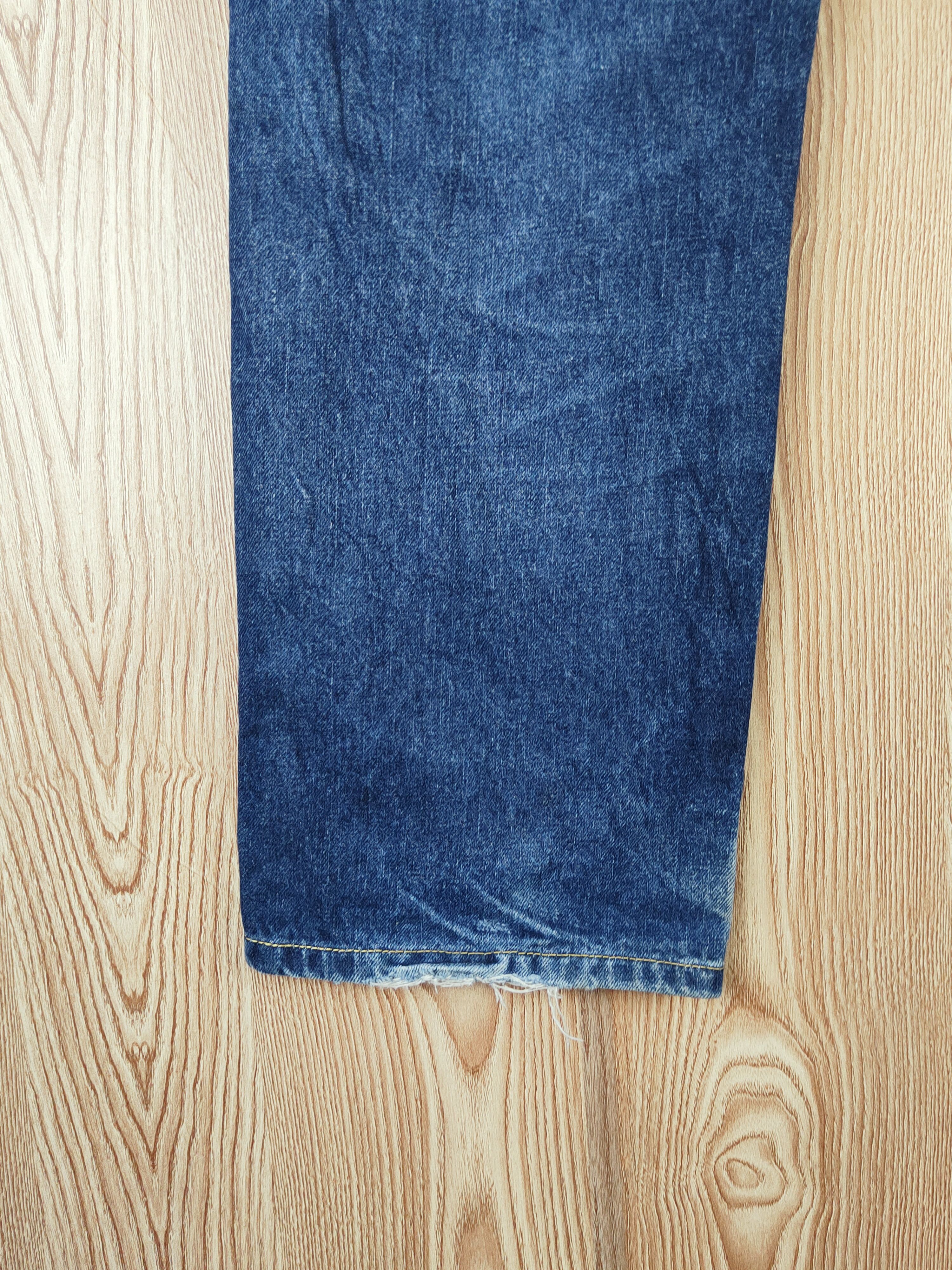 Japanese Brand Japan Jeans Dark Blue Distressed Ripped Jeans #S2706 Size US 31 - 11 Thumbnail
